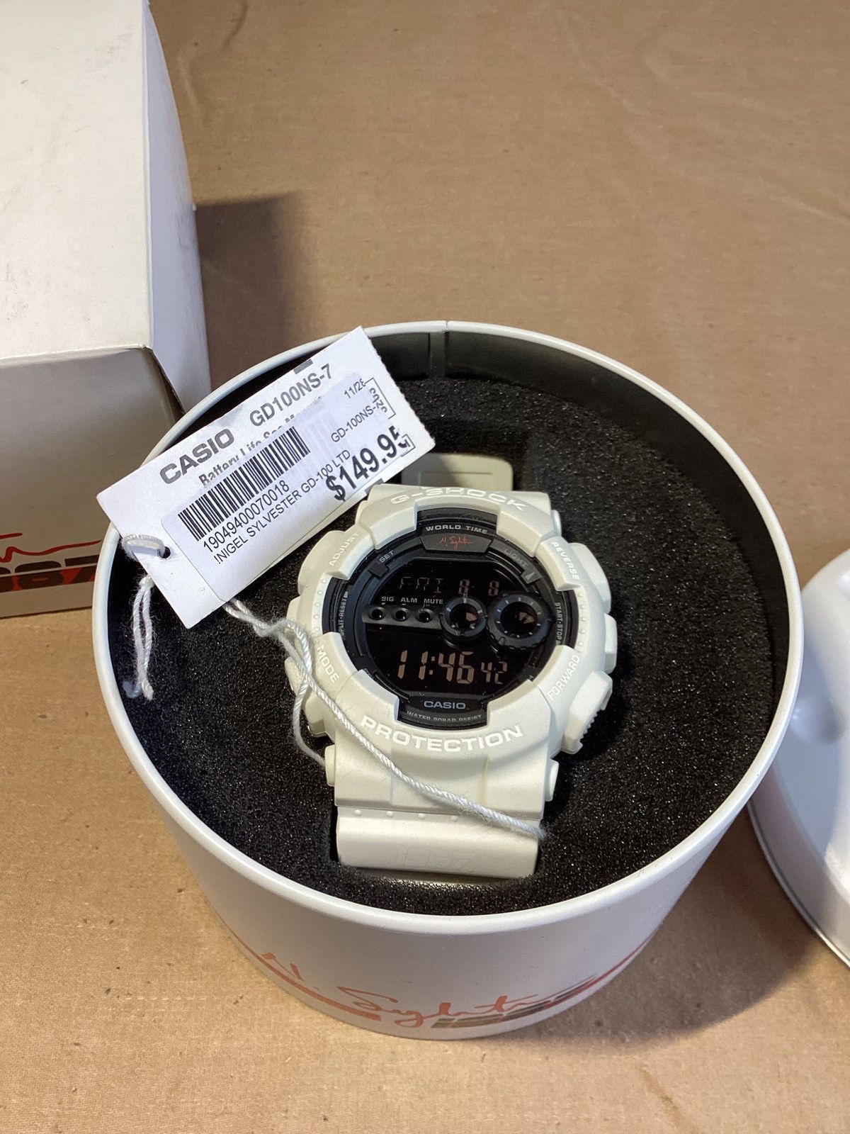 G Shock Casio G-Shock x Nigel Sylvester GD-100NS-7 3263 White BMX Size ONE SIZE - 7 Thumbnail