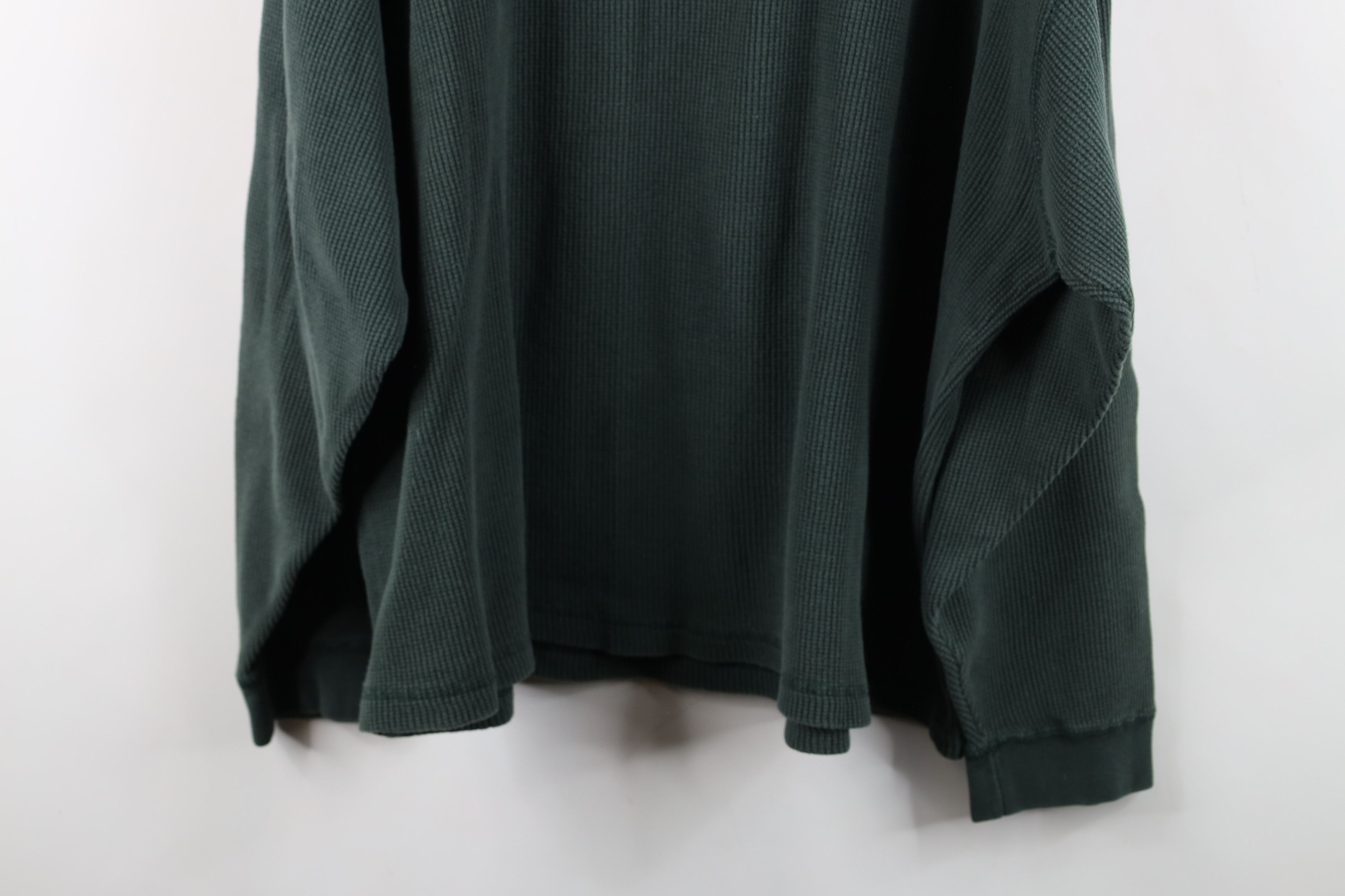 Vintage Vintage 90s Streetwear Waffle Long Sleeve Henley T-Shirt Size US XXL / EU 58 / 5 - 12 Thumbnail
