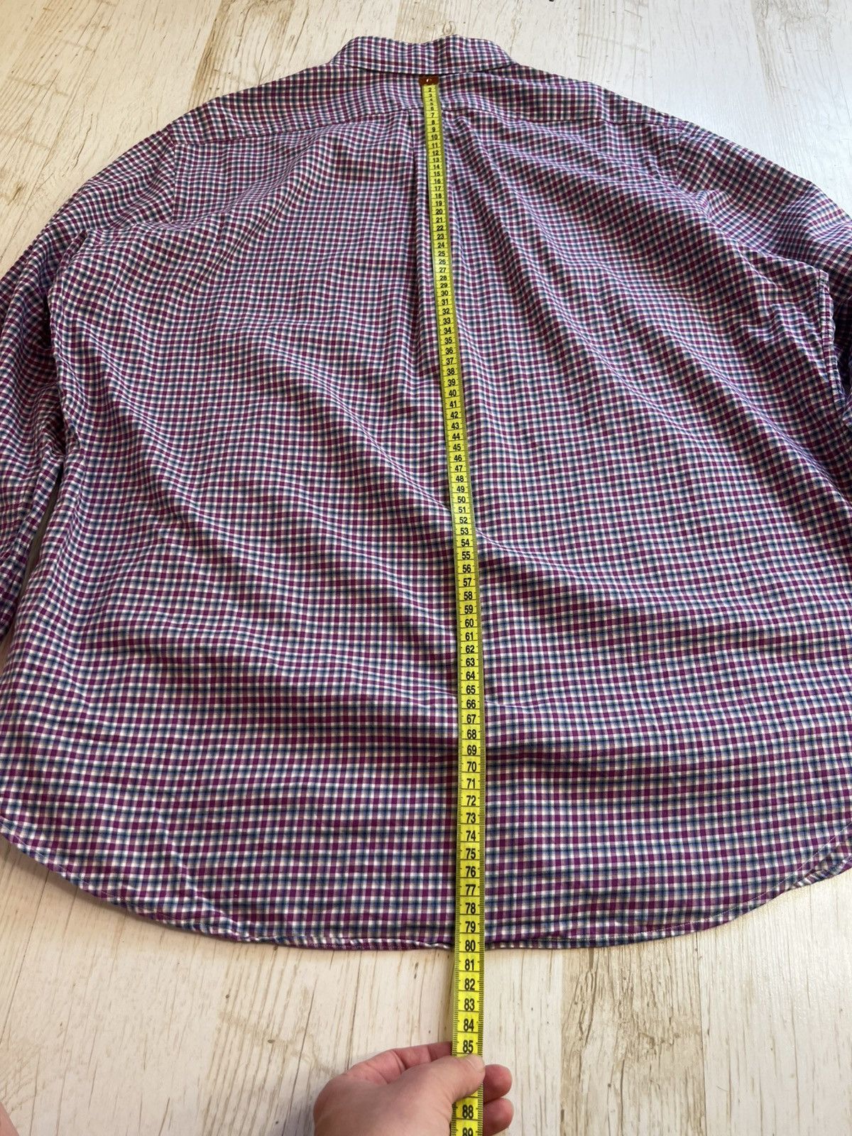 Ralph Lauren Ralph Lauren Classic Fit Plaid Shirt XL Purple Blue Green Size US XL / EU 56 / 4 - 16 Thumbnail