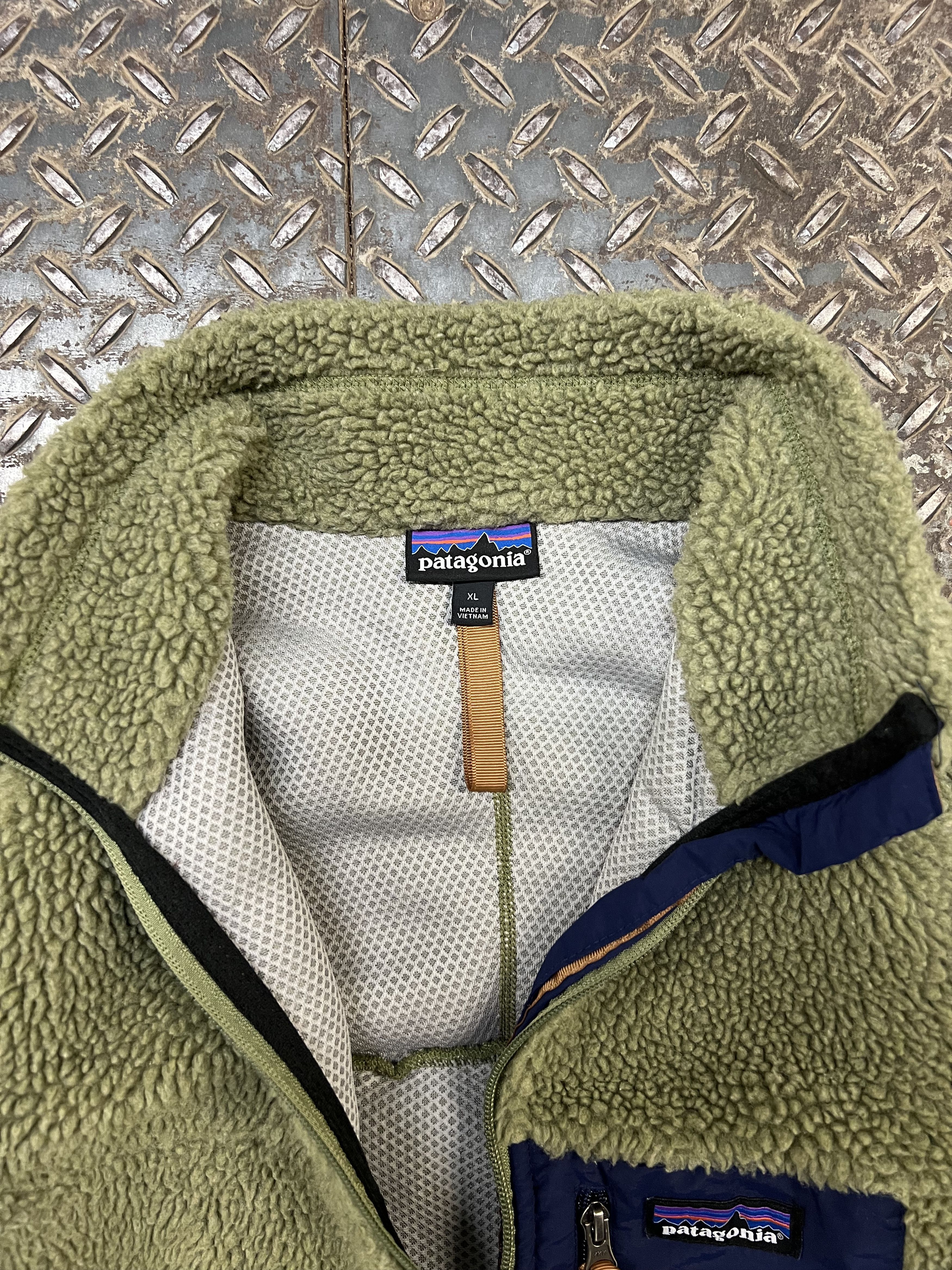 Patagonia Patagonia Sage Green Retro-X Deep Pile Fleece Jacket Size US XL / EU 56 / 4 - 5 Thumbnail