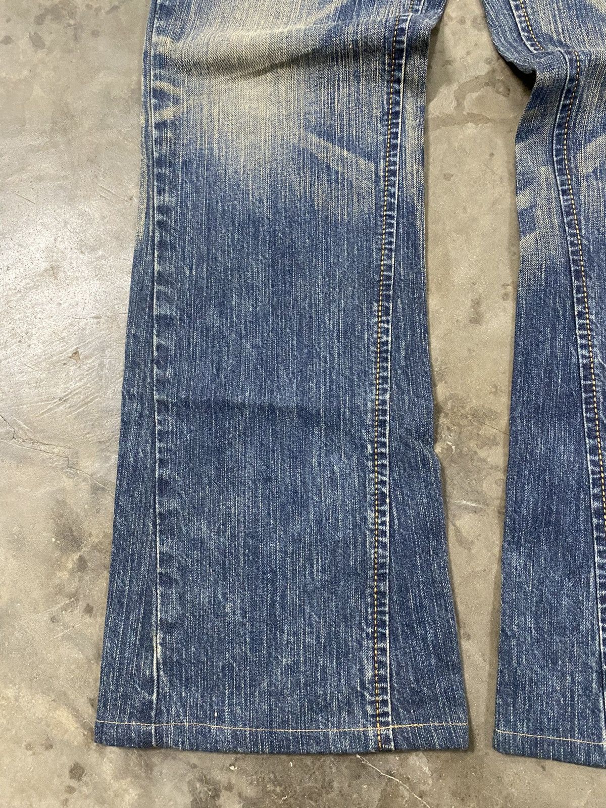 Edwin × Hysteric Glamour × If Six Was Nine Flare Jeans Japanese Edwin XVS Distressed @262 Size US 32 / EU 48 - 8 Thumbnail