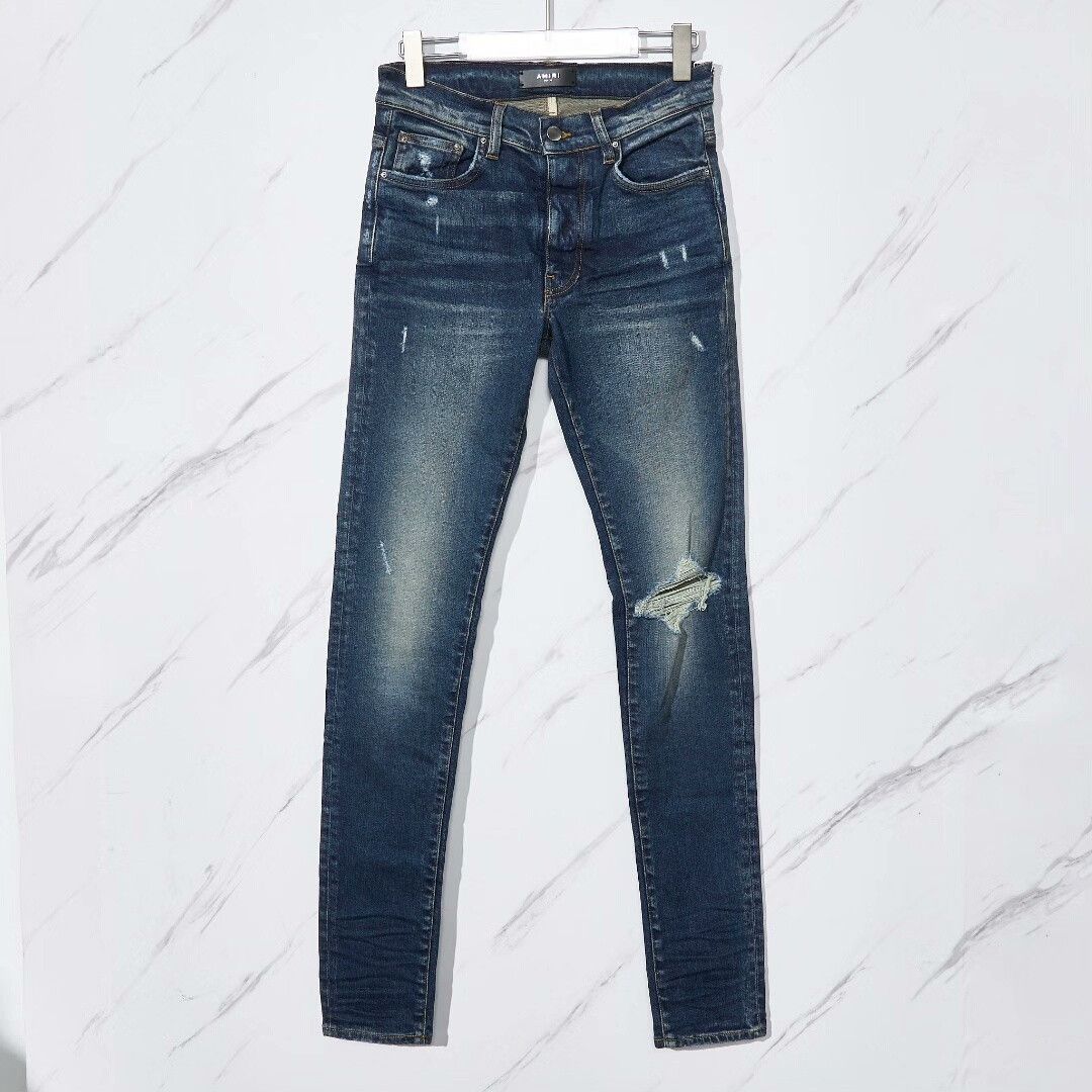 Amiri Amiri Men's Washed Distressed Jeans Size US 30 / EU 46 - 1 Thumbnail