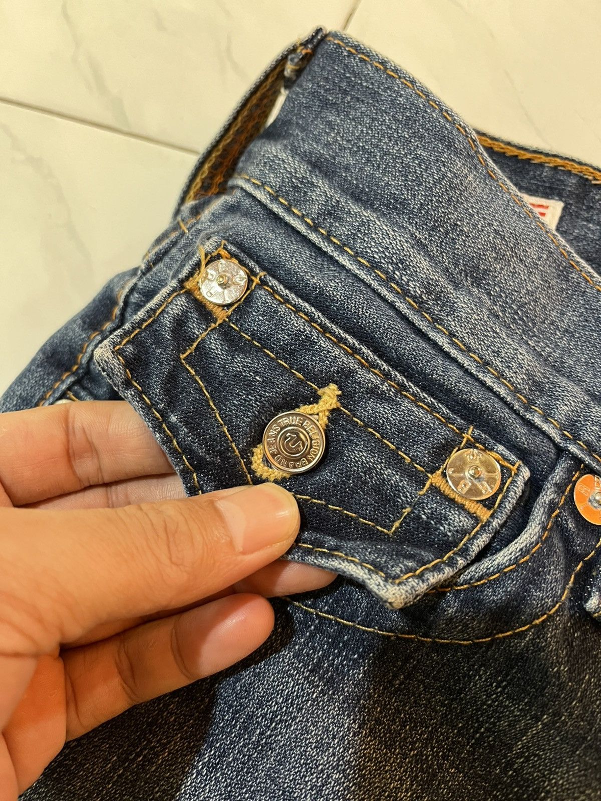 True Religion 🔥 True Religion Slim Fit Denim Jeans Size US 29 - 9 Thumbnail