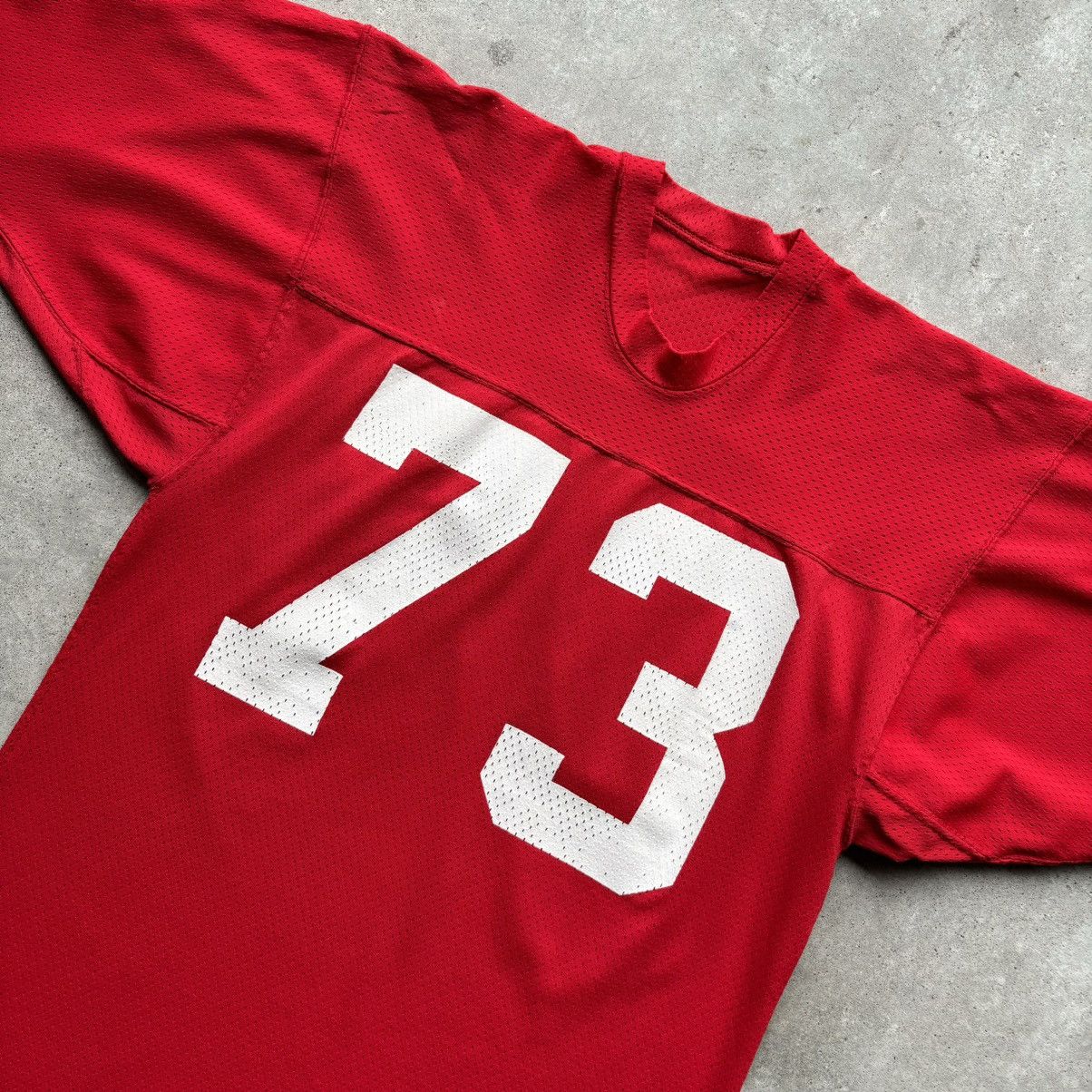 Vintage vintage 70s/80s FOOTBALL UNIVERSITY training practice jersey Size US L / EU 52-54 / 3 - 5 Thumbnail