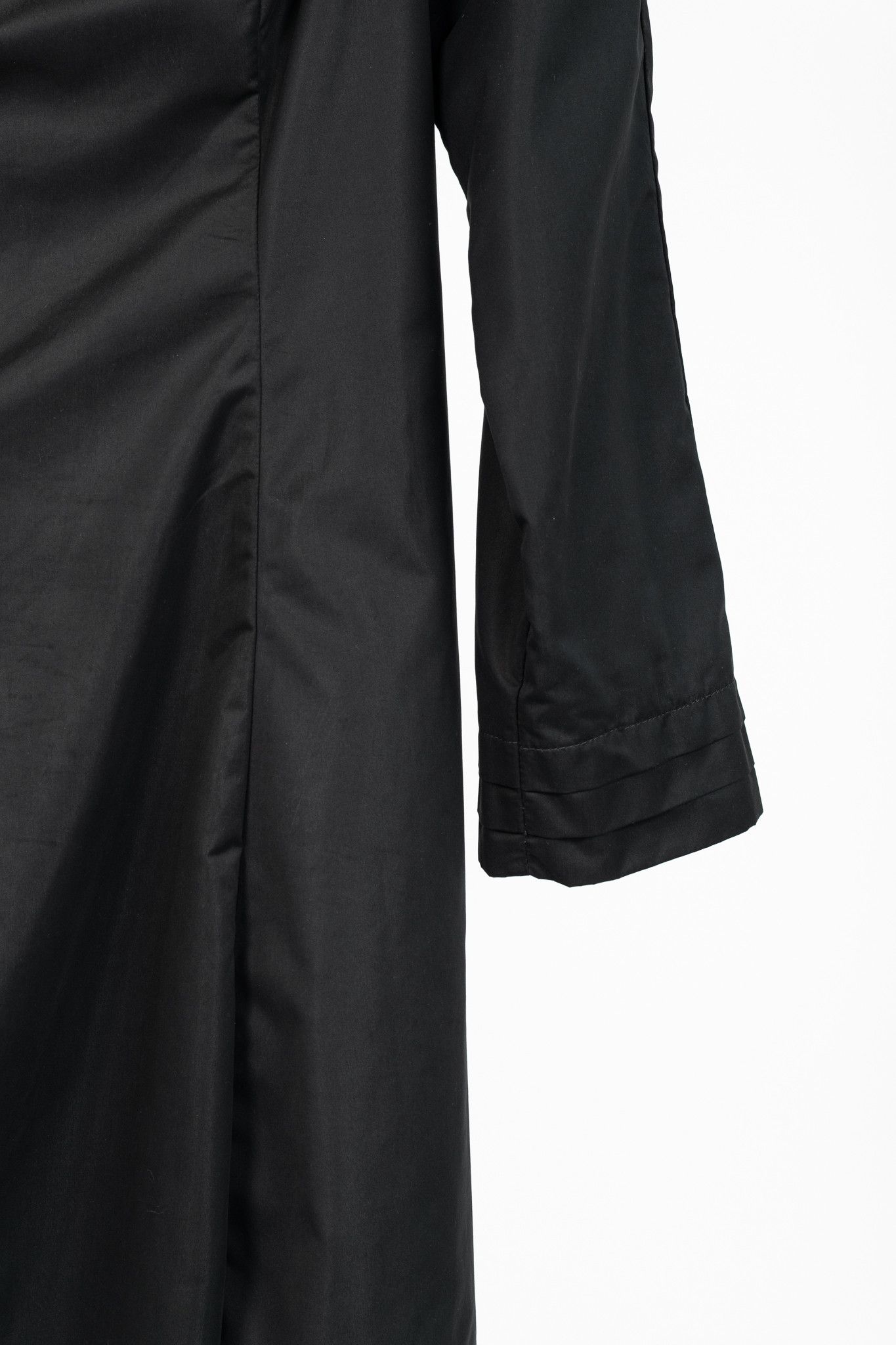 Sarah Pacini Sarah Pacini Black Asymmetrical Cowl-Neck Coat Size M / US 6-8 / IT 42-44 - 6 Thumbnail