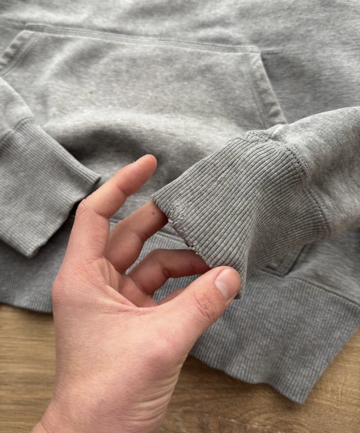 Nike × Vintage Vintage Nike Big logo Y2K Grey Hoodie Size US M / EU 48-50 / 2 - 7 Thumbnail