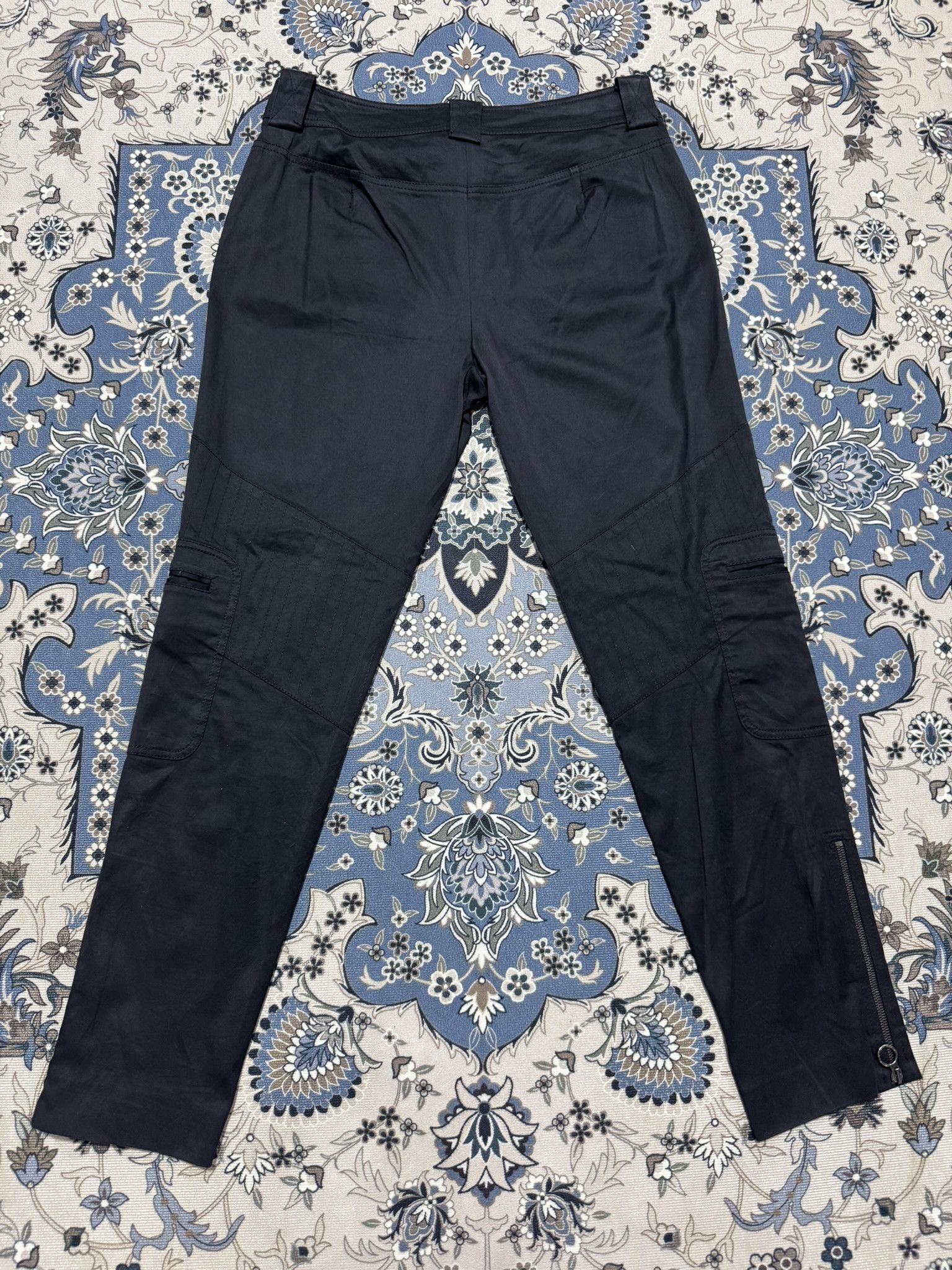 Designer × Iceberg Iceberg History Carrot Trouser Super Black Pants Size US 31 - 2 Thumbnail