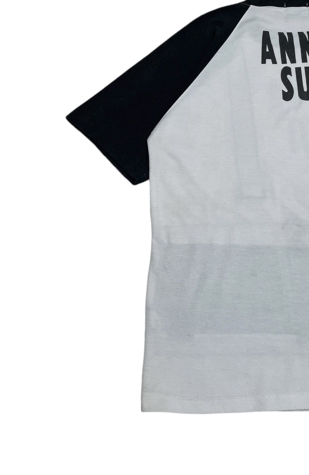 Japanese Brand × Vintage Rare Vintage Brand Anna Sui Tactical Big Logo T-shirt 1990s Size US L / EU 52-54 / 3 - 7 Thumbnail