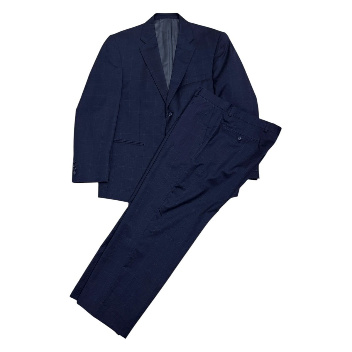 Designer BELLISSIMO 2-piece Wool Business Casual Formal SUIT 40S Size 40S - 1 Thumbnail