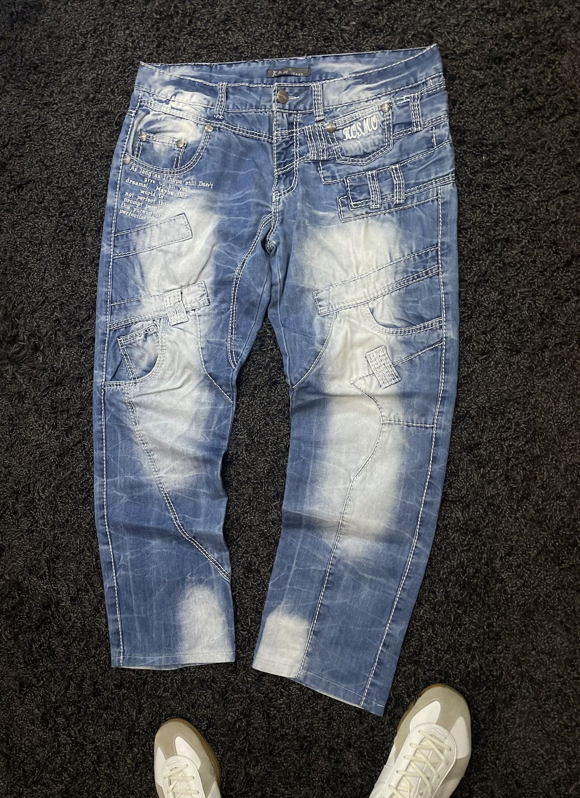 Rap Tees Kosmo Lupo Multipocket Jeans Avant Garde Rap Hip-Hop Y2K Size US 36 / EU 52 - 8 Thumbnail