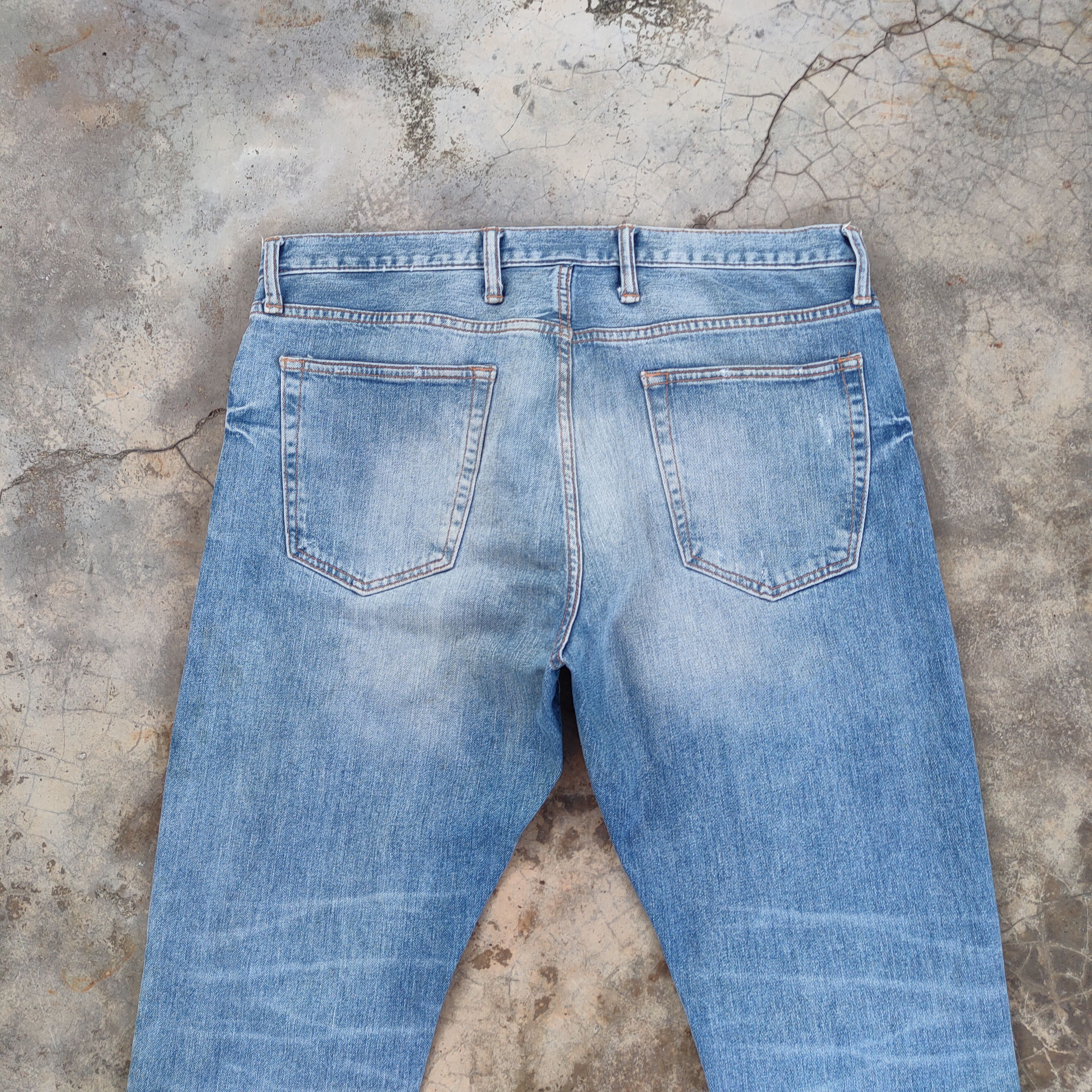 Gap VINTAGE GAP SKINNY FADED DISTRESSED JEANS PANTS Size US 36 / EU 52 - 9 Thumbnail