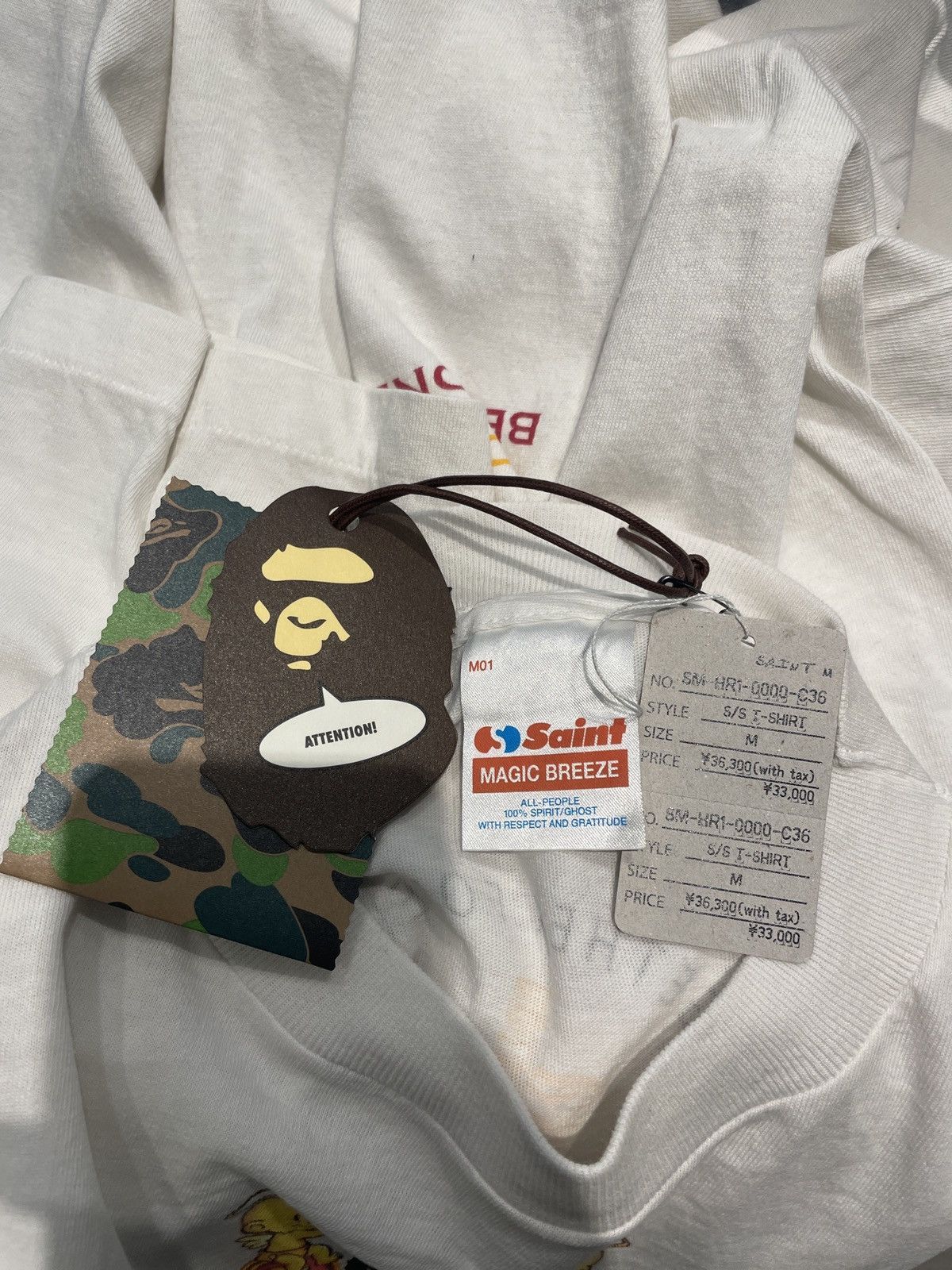 Bape × Saint Michael Saint Michael x Bape Generation T-Shirt Size US M / EU 48-50 / 2 - 3 Thumbnail