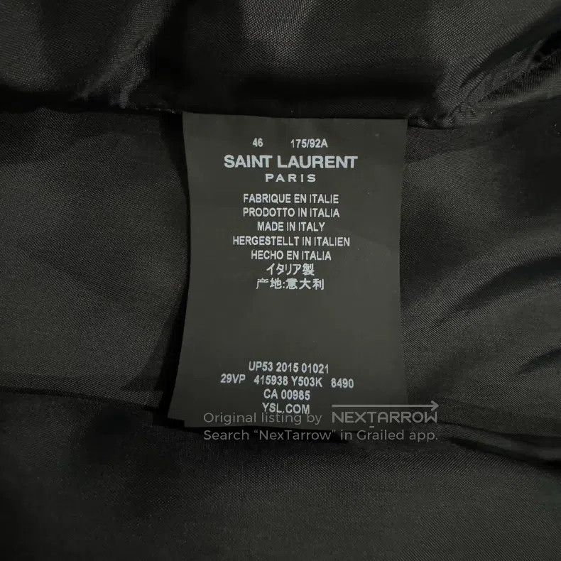 Saint Laurent Paris Saint Laurent Paris Jacket Size US S / EU 44-46 / 1 - 5 Thumbnail