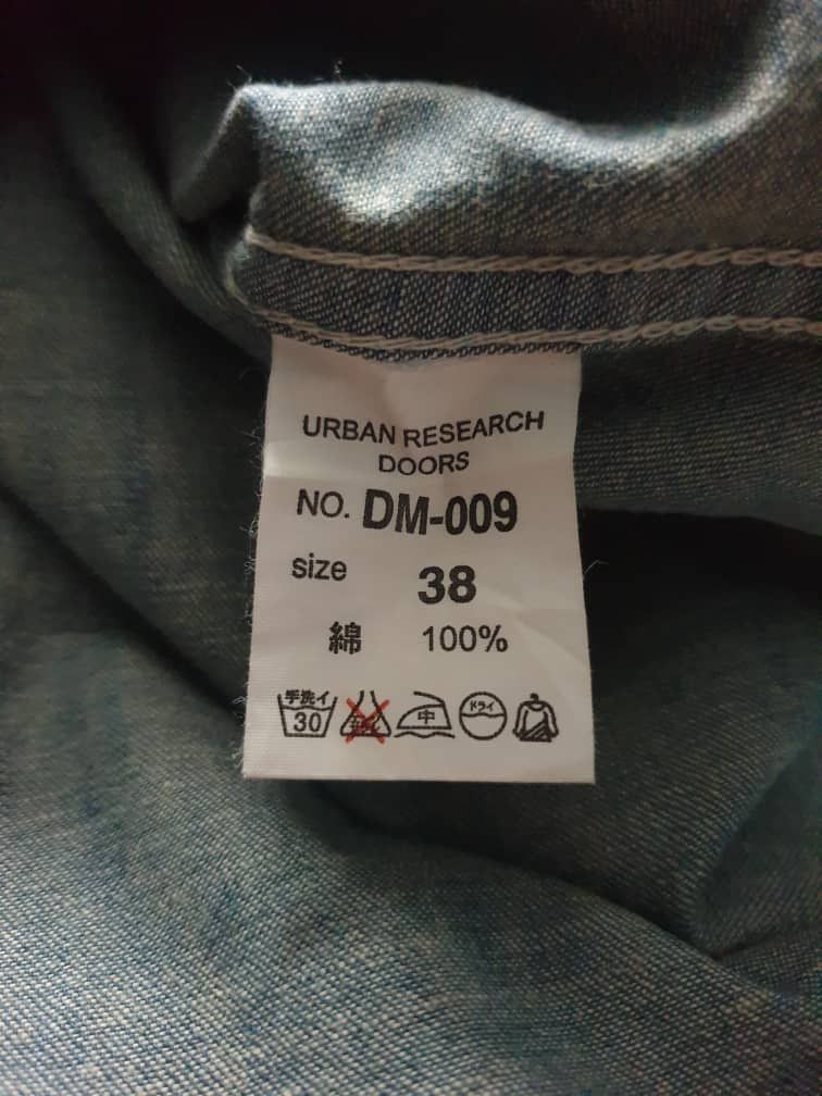 URBAN RESEARCH DOORS Urban research doors blue colour Western Shirt Size US M / EU 48-50 / 2 - 3 Thumbnail