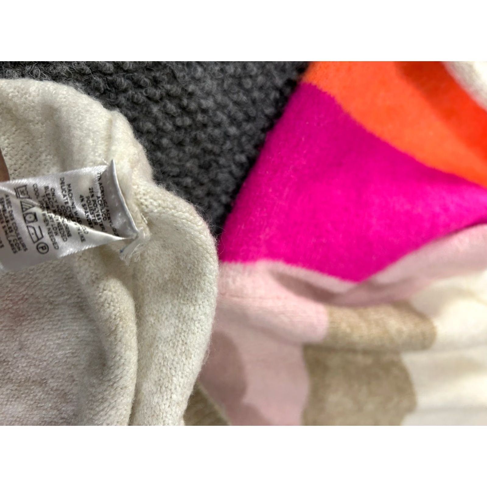 Loft LOFT Sweater Womens L Multicolor Stripe Crew Neck Long Sleeve Pullover Knit Size L / US 10 / IT 46 - 7 Thumbnail