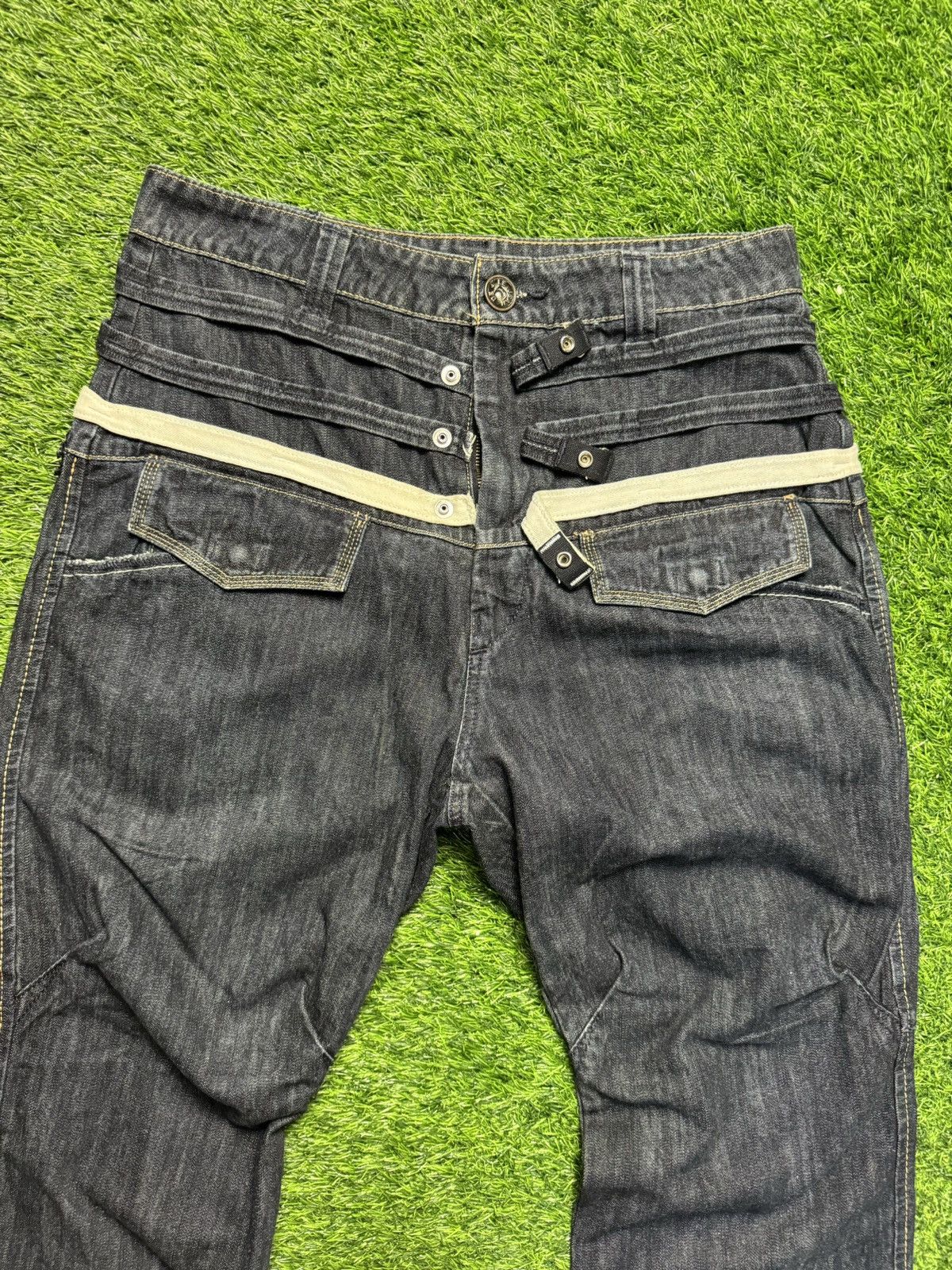 Japanese Brand × Marithe + Francois Girbaud MFG - rebuild jeans Size US 33 - 3 Thumbnail