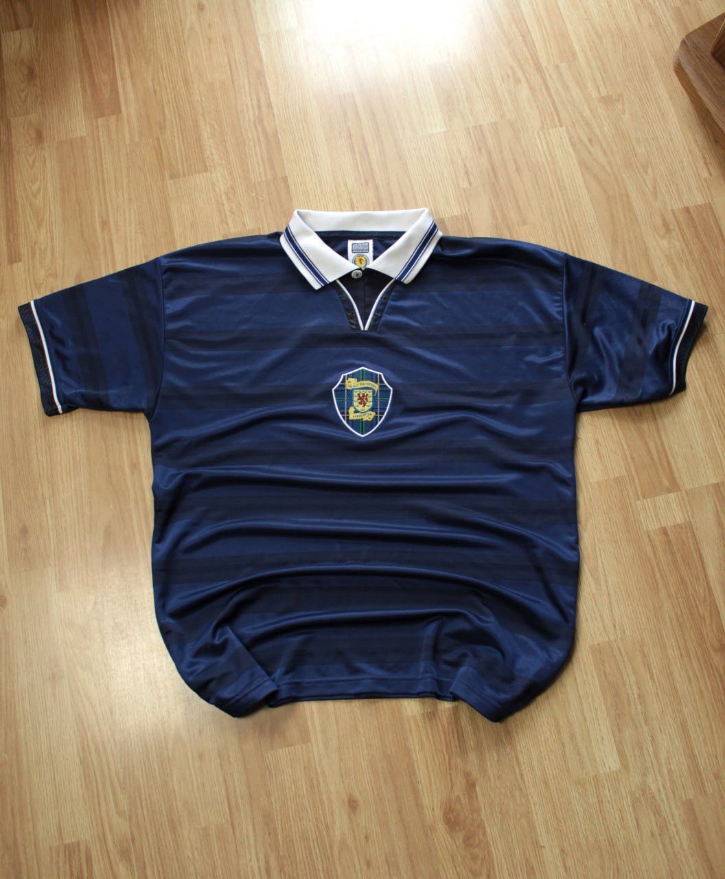 Pringle Of Scotland 🔥 1998 Scotland Retro Football T Shirt Score Draw Jersey Size US XXL / EU 58 / 5 - 1 Thumbnail