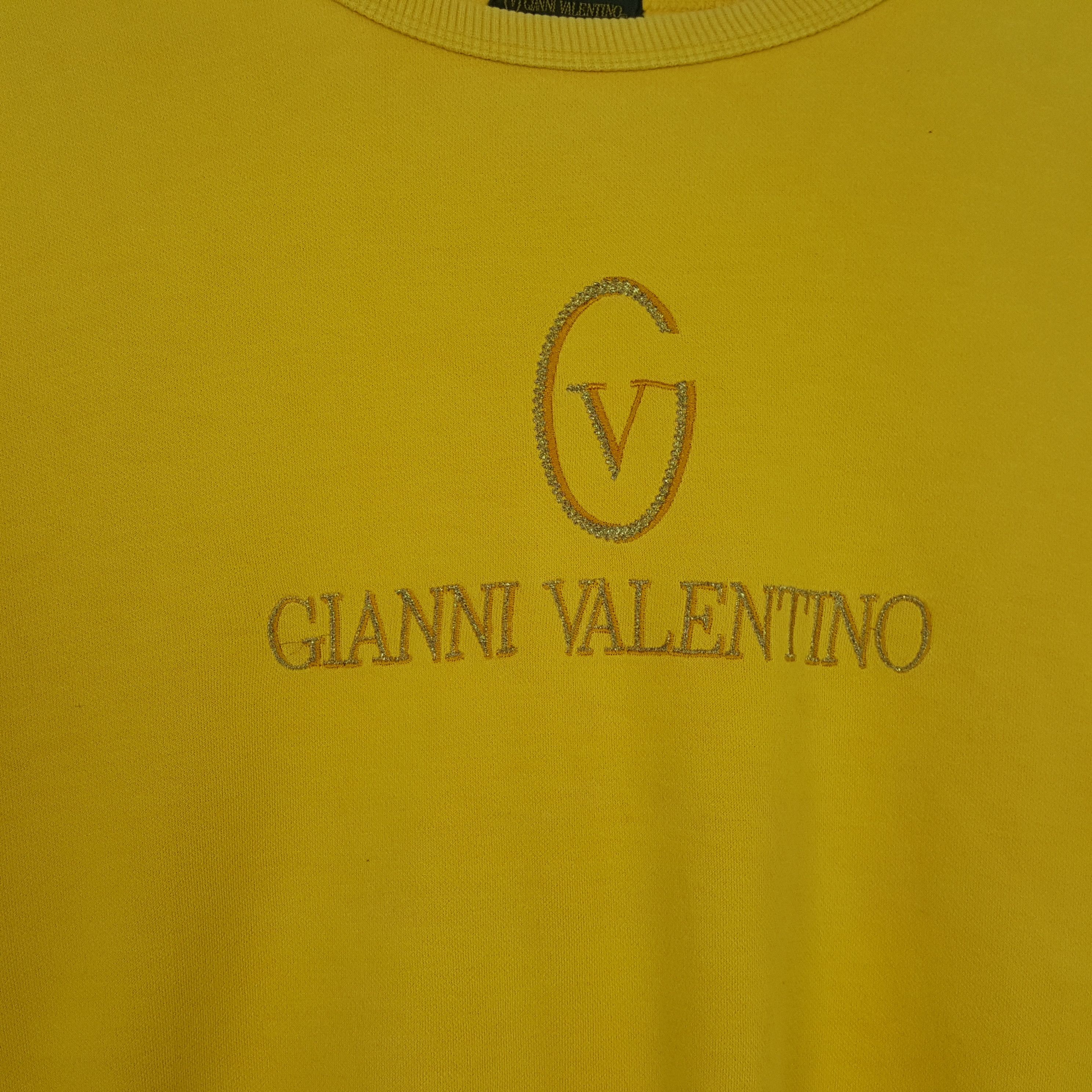 Gianni Valentino × Vintage Vintage GIANNI VALENTINO Italian Brand Sweatshirt C286N7 Size US M / EU 48-50 / 2 - 2 Thumbnail