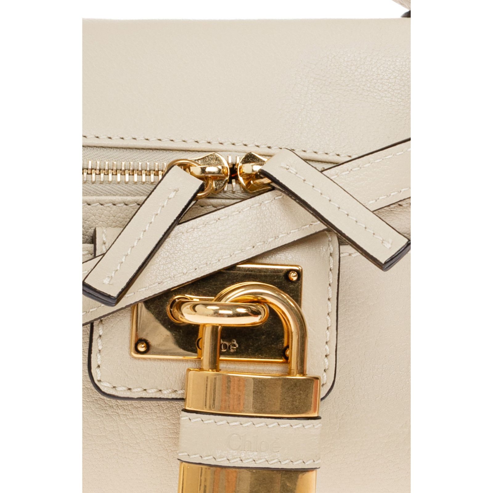 Chloe CHLOE Ivory Paddington Vanity Top Handle Bag New & Authentic Size ONE SIZE - 5 Thumbnail