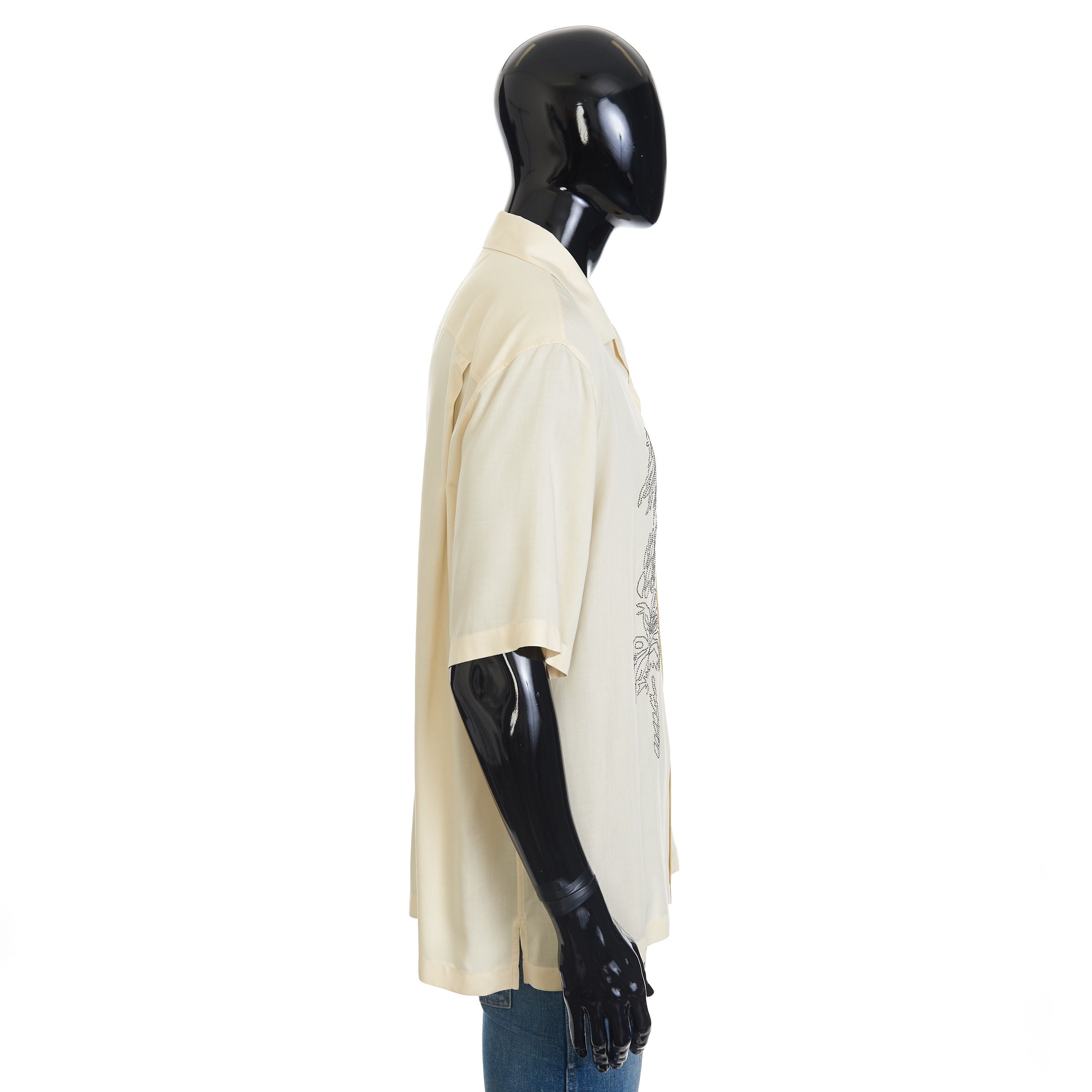 Celine Hawaiian Shortsleeve Shirt With Palm Embroidery Size 41 Size US L / EU 52-54 / 3 - 7 Thumbnail