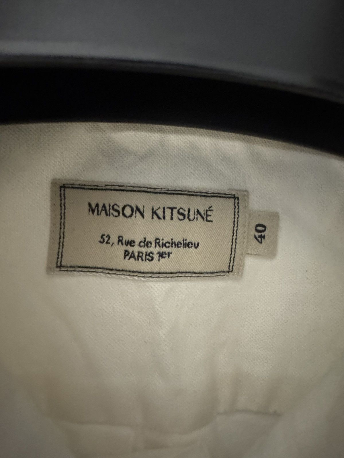 Maison Kitsune Maison Kitsune Fox Head Shirt Size US XXS / EU 40 - 3 Thumbnail