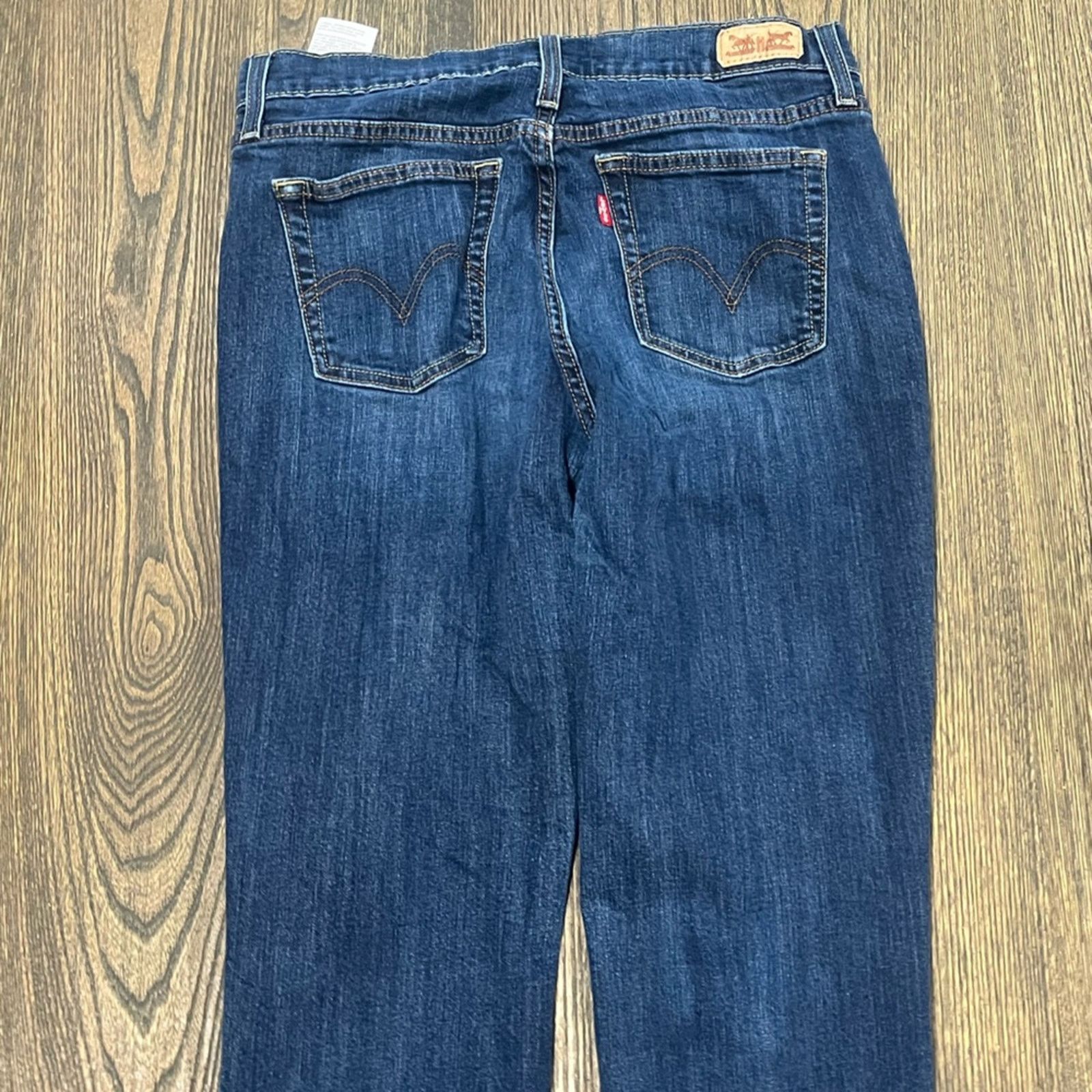 Levi's Levis 505 Straight Leg Jeans Mid Rise Medium Wash Cotton Size US 30 / EU 46 - 11 Thumbnail