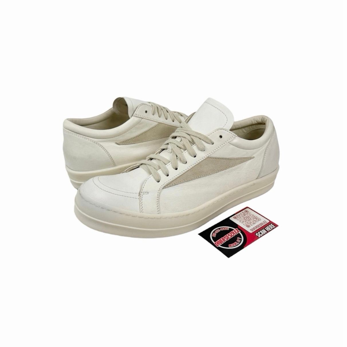 新品未使用　rick owens vintage sneaker 41 Rick Owens Rick owens vintage sneaker milk/milk size 41 | Grailed