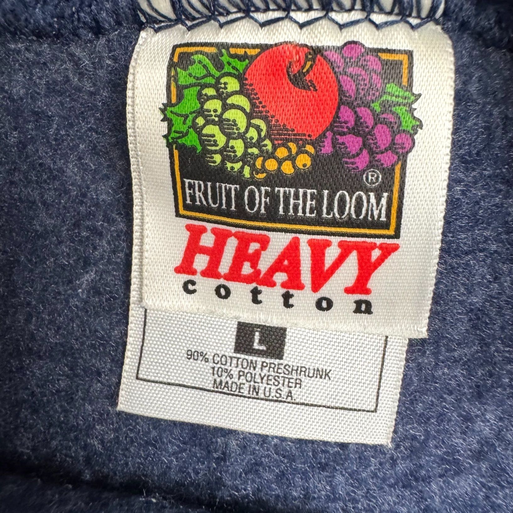 Fruit Of The Loom VTG Naval Reserve Stay Strong Men's L/S T-Shirt BLue • USA • Large Size US L / EU 52-54 / 3 - 3 Thumbnail