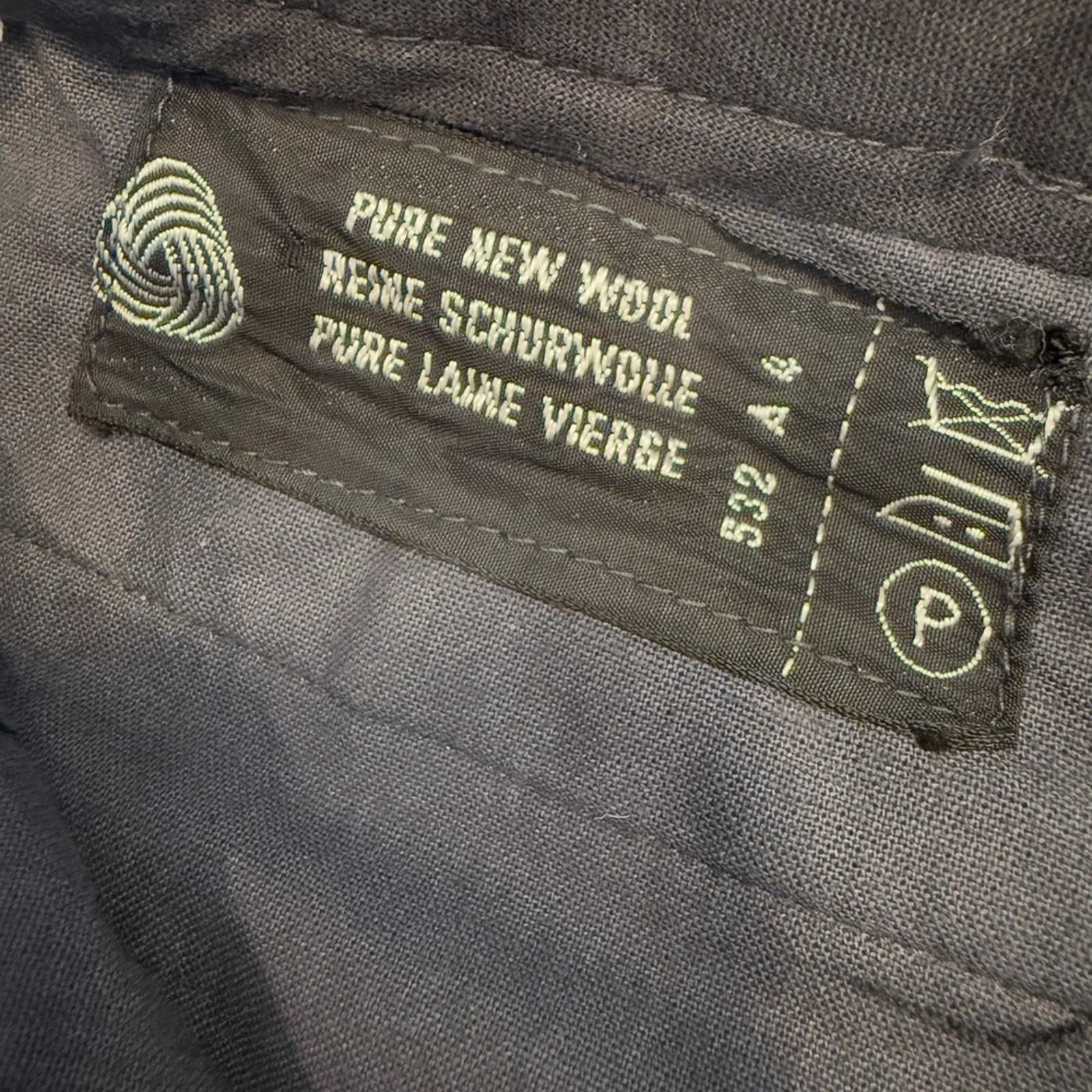 Other Gray plaid pure new wool trousers 32” waist FLAW Size 30" / US 8 / IT 44 - 6 Thumbnail
