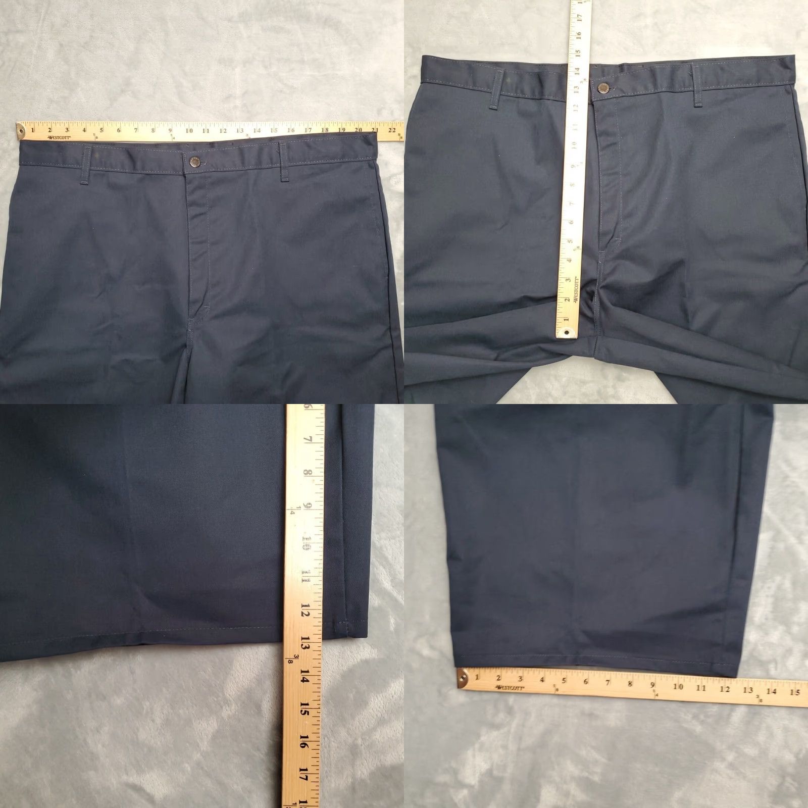 Dickies Dickies Shorts Mens 42 Navy Blue Work Flat Front Chino Outdoor Casual Workwear Size US 42 / EU 58 - 8 Thumbnail