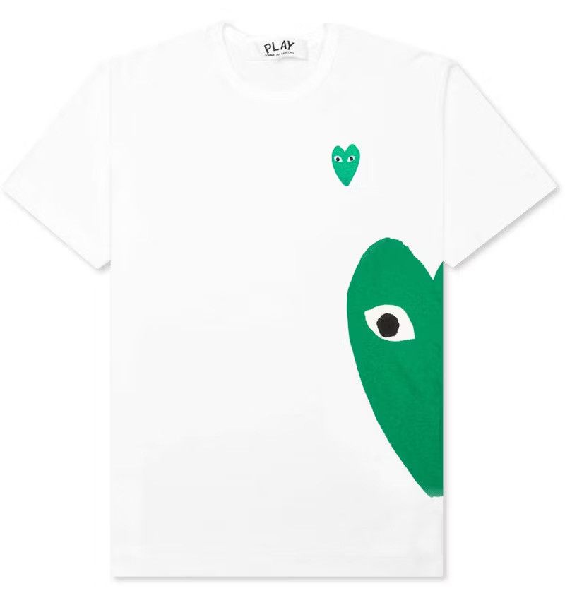 Comme des Garcons Comme des Garcons PLAY Play Green Emblem Heart T-shirt Size US M / EU 48-50 / 2 - 7 Thumbnail