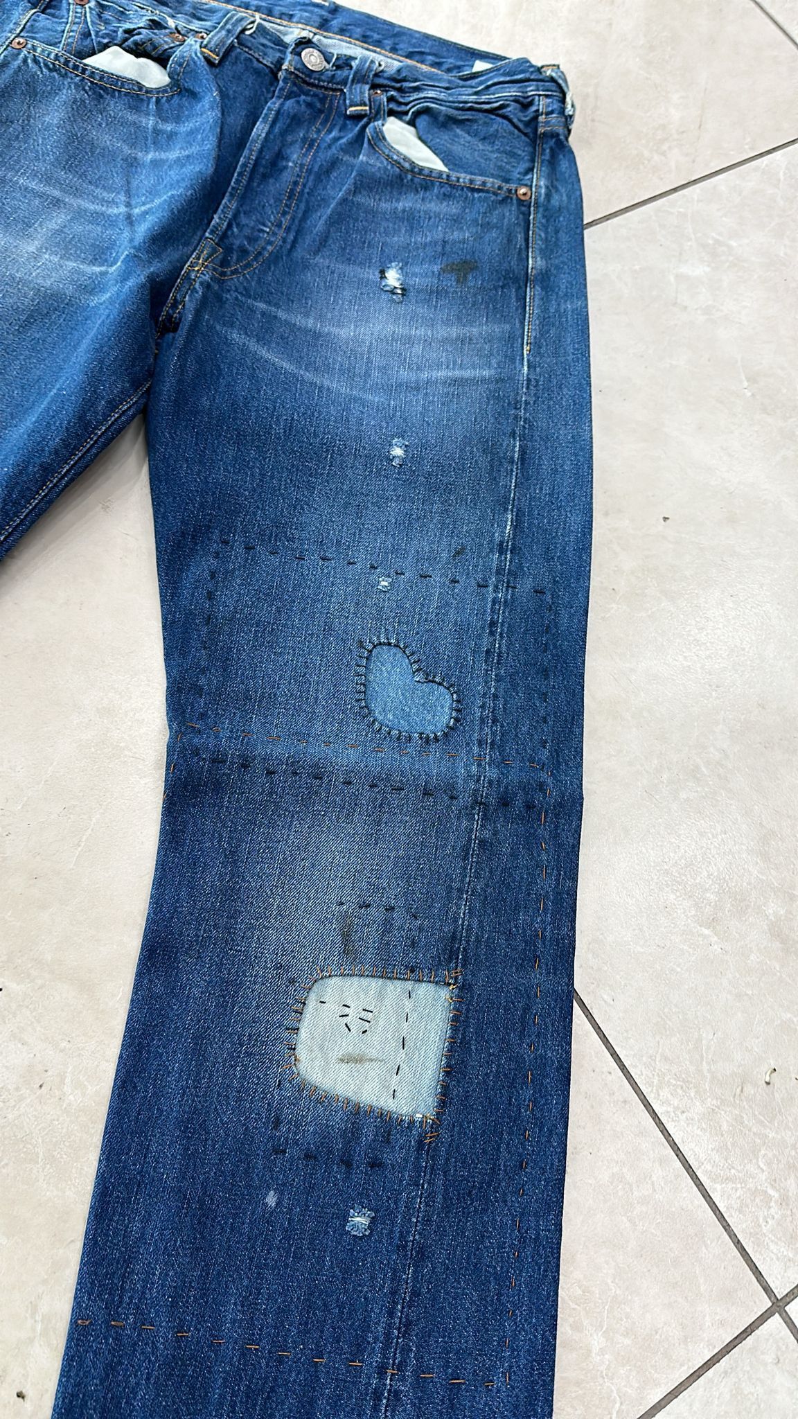 Levi's Vintage Clothing LVC Levi's Vintage Clothing 1947 501XX BigE Selvedge Jeans Size US 30 / EU 46 - 5 Thumbnail