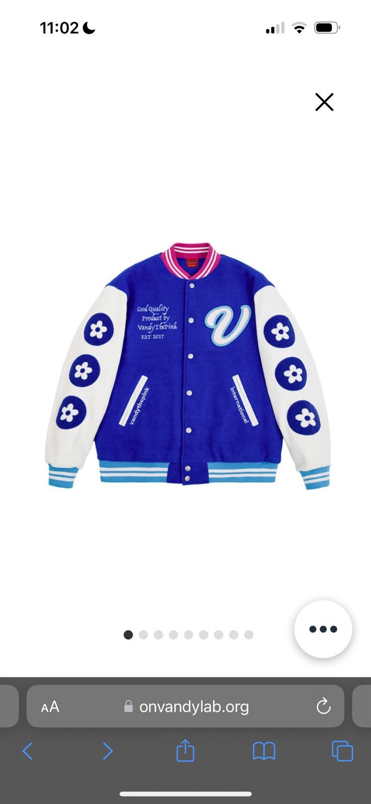 image of Vandy The Pink Doraemon in Blue, Men's (Size Medium)