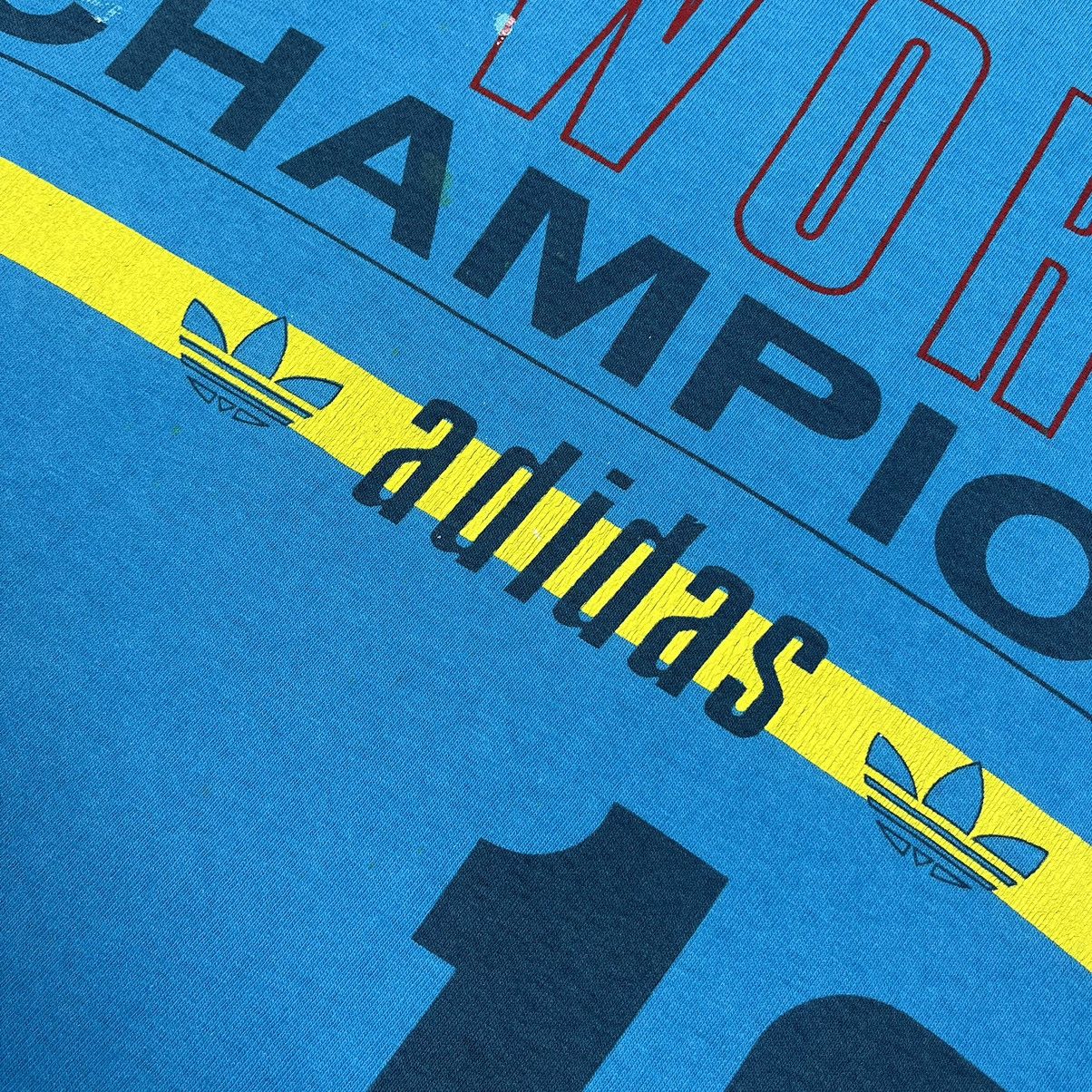 Adidas Vintage Adidas Soccer World Champion rare tee 1994 Size US S / EU 44-46 / 1 - 13 Thumbnail