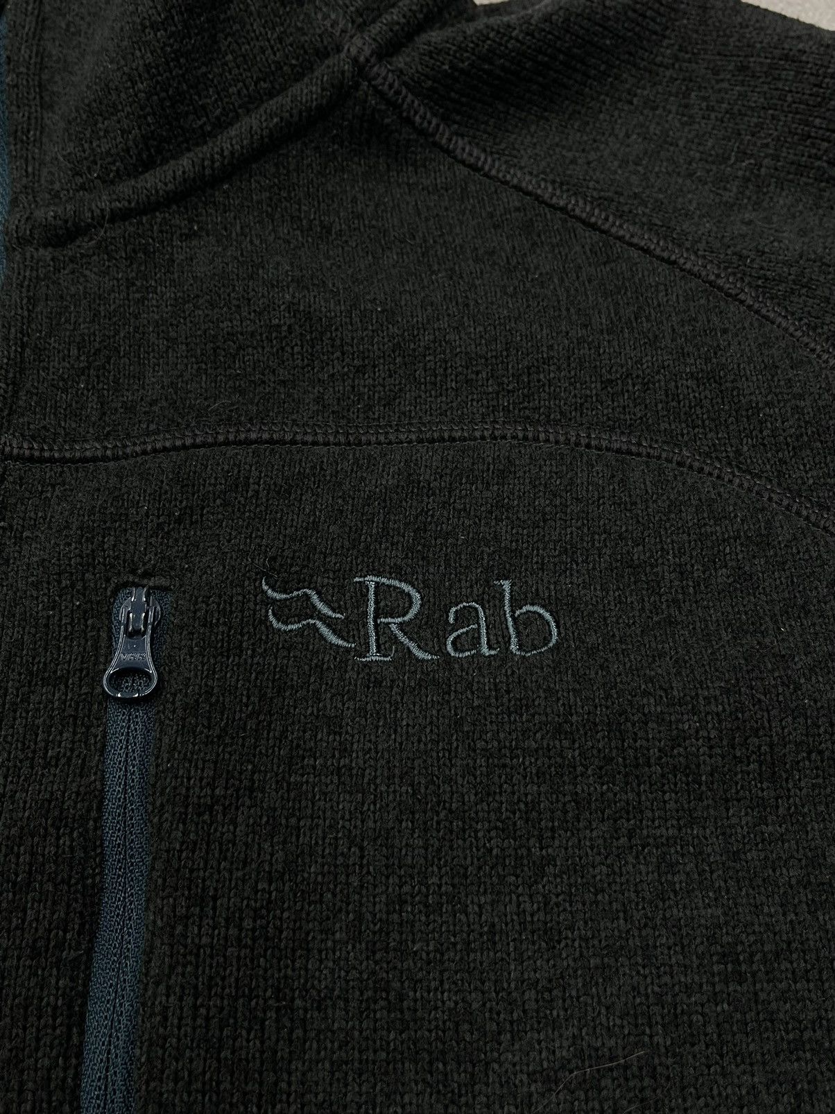 Mens Rab Pull On Fleece 1/2 Zip Grey Outdoor Gorpcore