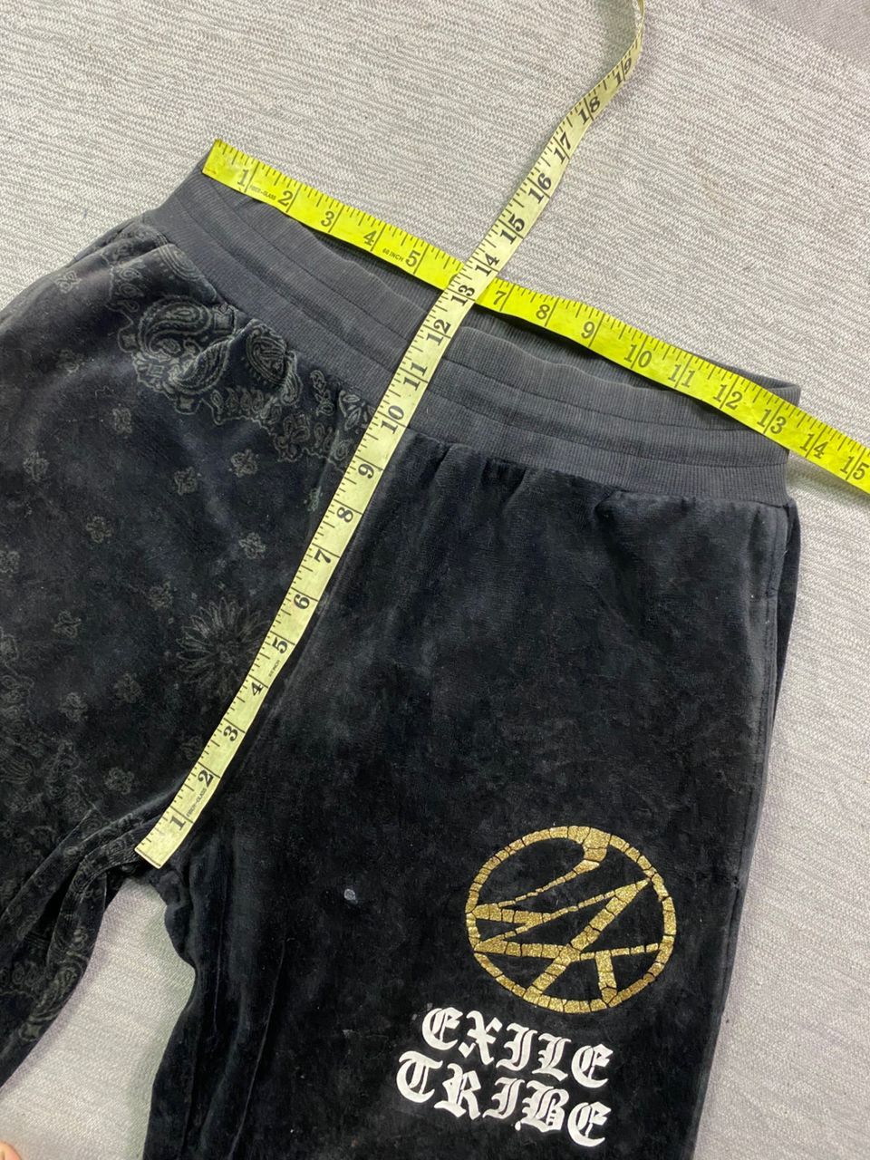 Japanese Brand SWAG!! 24Karats Gold Digger Velour Sweatpants Size US 30 / EU 46 - 12 Thumbnail