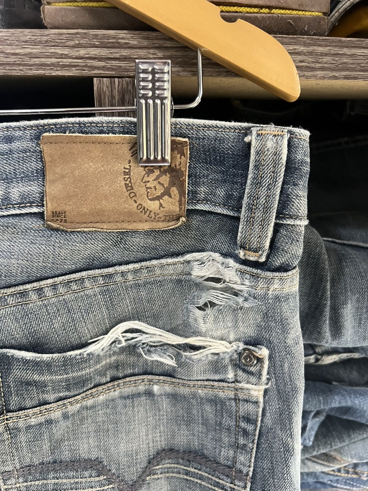 🔥Vintage Diesel Cardiel Made in Italy Distressed Denim