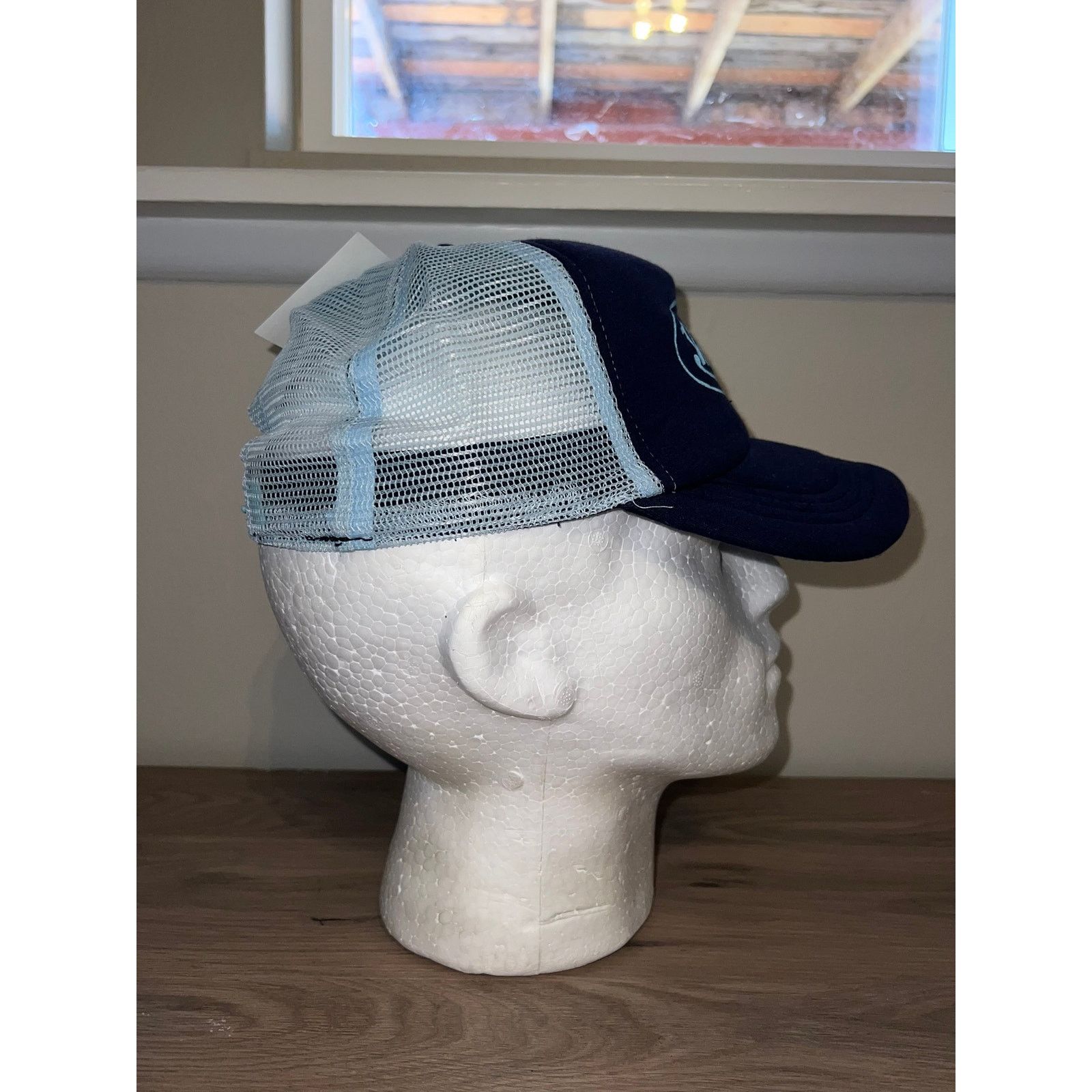 Vintage Y2K Von Sexy Blue Toned Trucker Hat Designer Spoof 2000s OS Size ONE SIZE - 7 Thumbnail