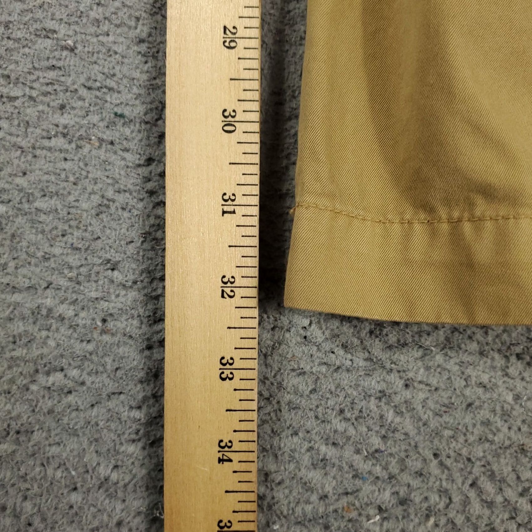 Tommy Bahama Tommy Bahama Pants Mens 33x32 Chino Trousers Blue Cotton Blend Flat Front Regular Rise Mid 10-12 Inseam 32 Size US 33 - 5 Thumbnail