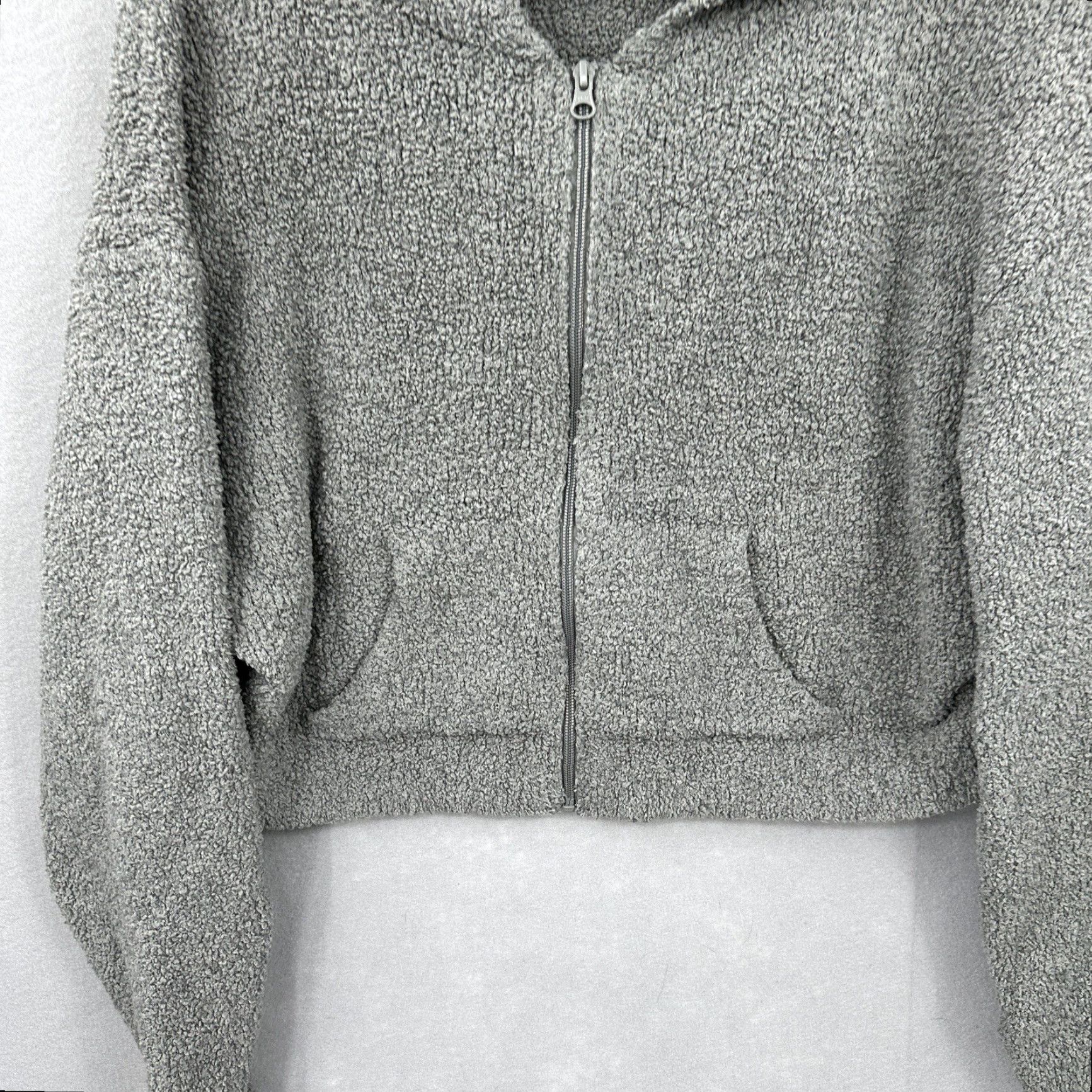 SKIMS Skims Hoodie Womens 3X Plus Gray Full Zip Dolman Sleeves - Zip Pockets All Seasons Athletic Run & Jogging Walking Size XXL / US 16-18 / IT 52-54 - 3 Thumbnail