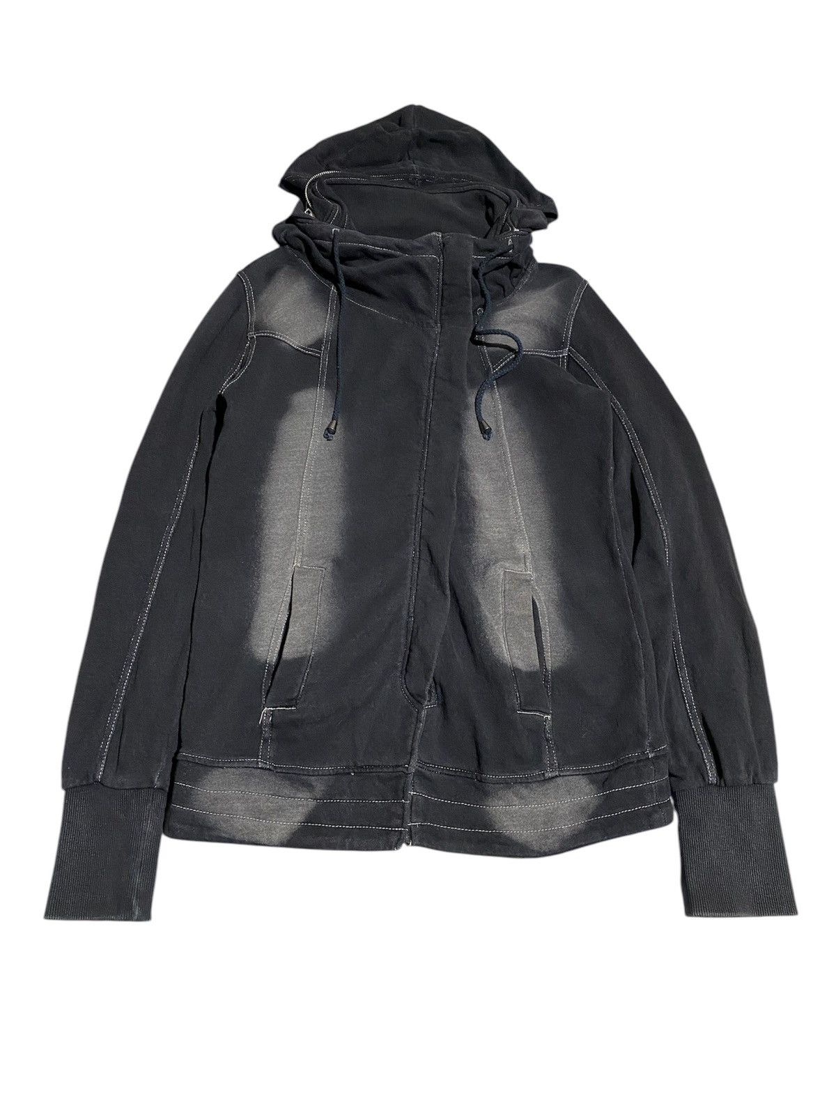 If Six Was Nine × Japanese Brand × Le Grande Bleu (L.G.B.) Heaven and earth by maruoka shoji asymmetrical bono jacket Size US M / EU 48-50 / 2 - 2 Thumbnail