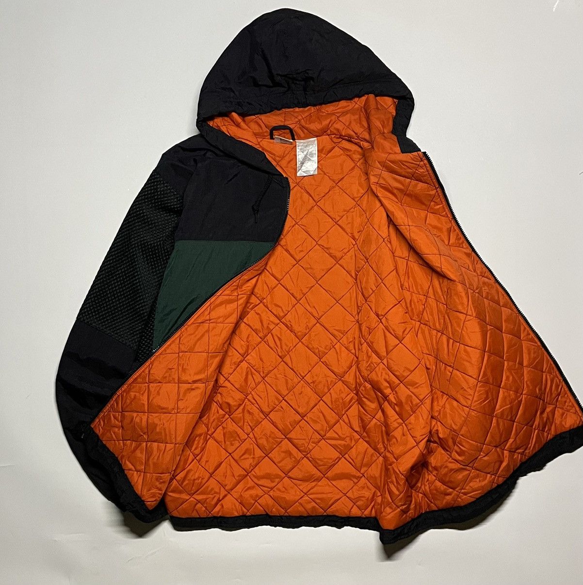 Nike × Vintage Nike Air 90s Hooded Lightweight Winter Swoosh puffer Jacket Size US XL / EU 56 / 4 - 14 Thumbnail