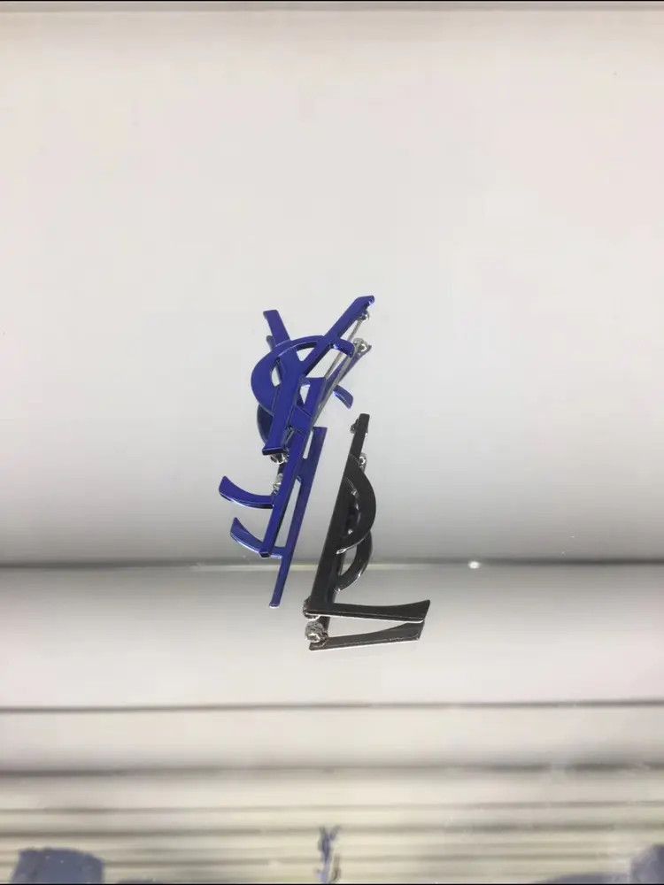 Saint Laurent Paris Saint Laurent Paris Runway Logo Pin-2505 Size ONE SIZE - 1 Thumbnail