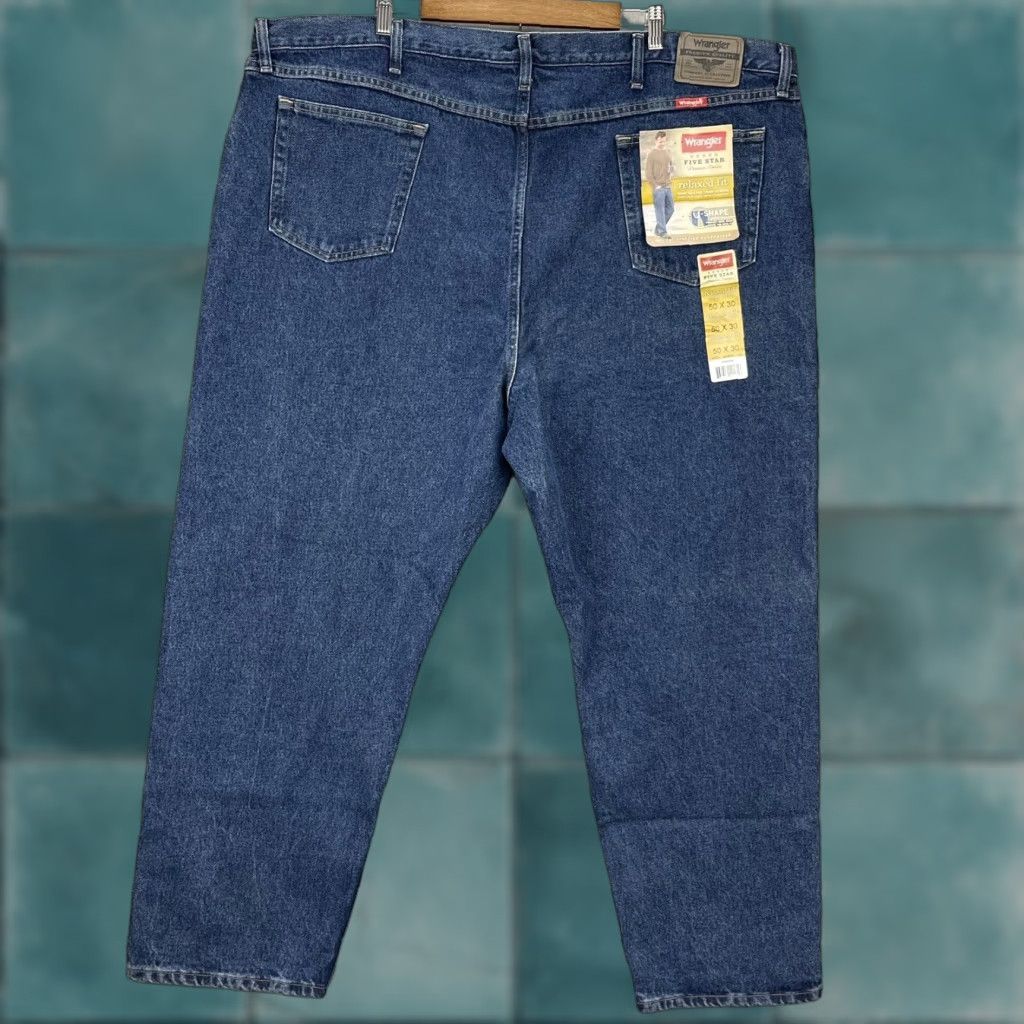 VINTAGE Wrangler Five Star Jeans Men's Big Tall 50x30 Relaxed