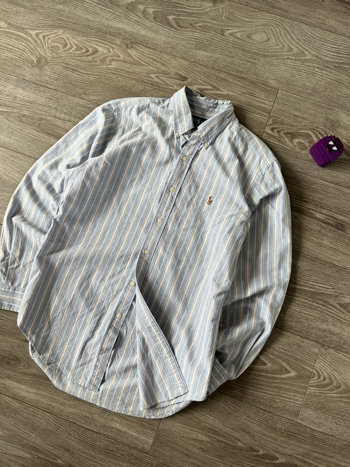 Polo Ralph Lauren Vintage Polo Ralph Lauren RRL Classic Fit Colour Logo Shirt Size US M / EU 48-50 / 2 - 9 Thumbnail