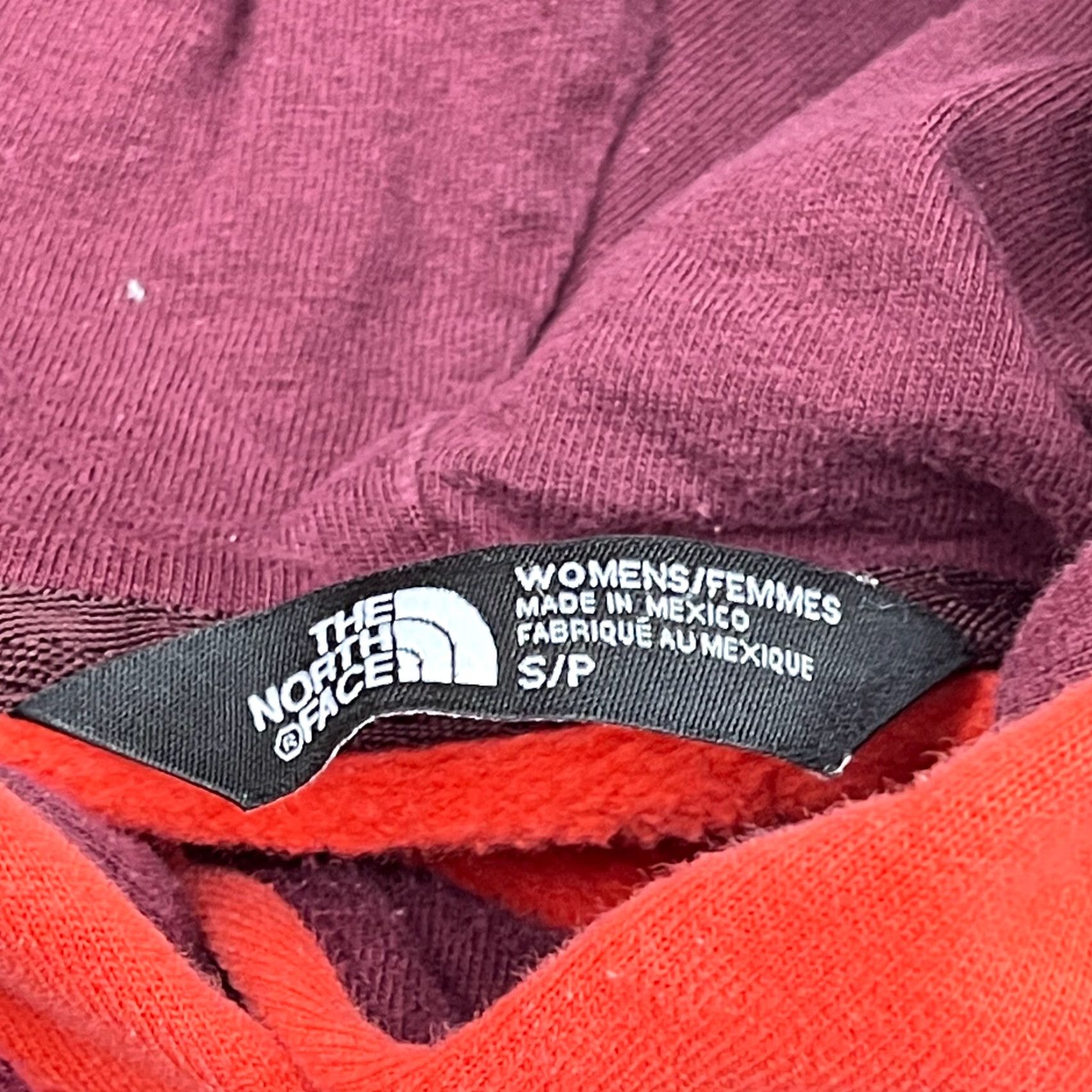 The North Face The North Face Hoodie Women Small Red Sweatshirt Sweater Spell Out Logo Hike Ladies Size S / US 4 / IT 40 - 3 Thumbnail