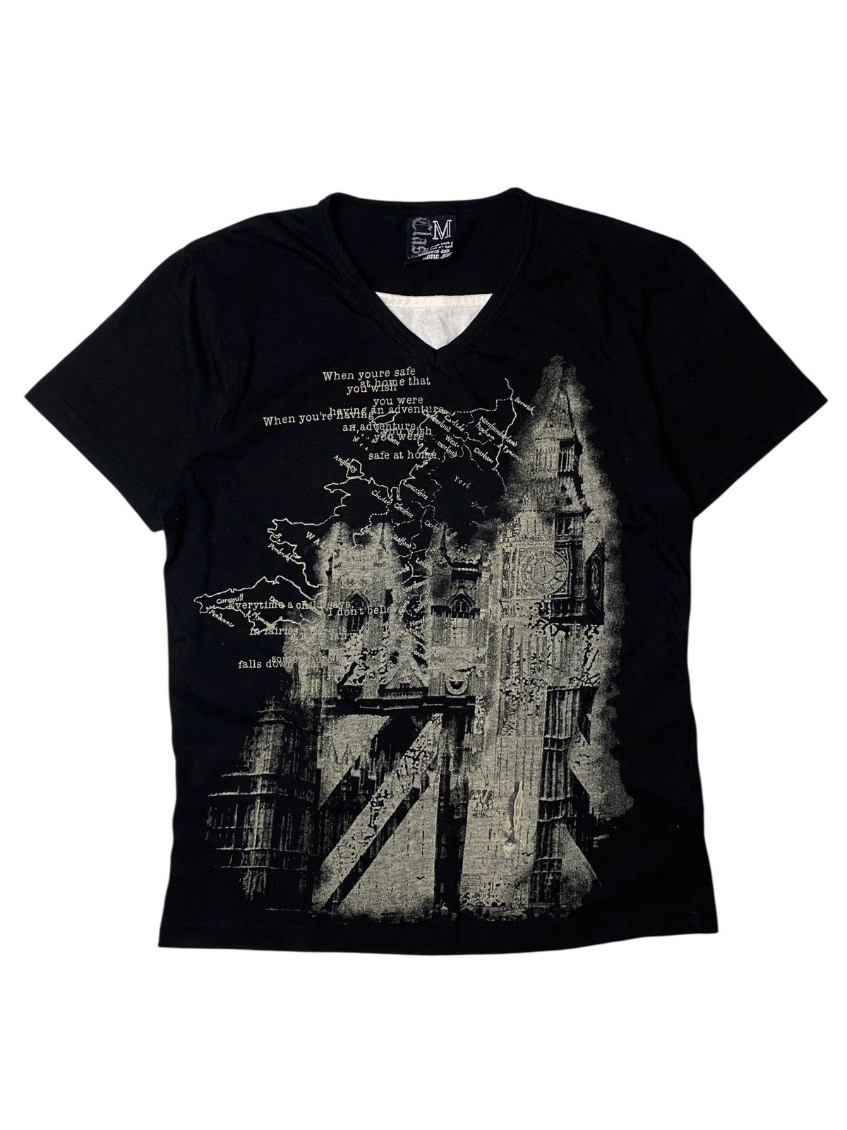 If Six Was Nine 2000's Clash Ahead Double Layer Tribal Tshirt Size US M / EU 48-50 / 2 - 1 Thumbnail