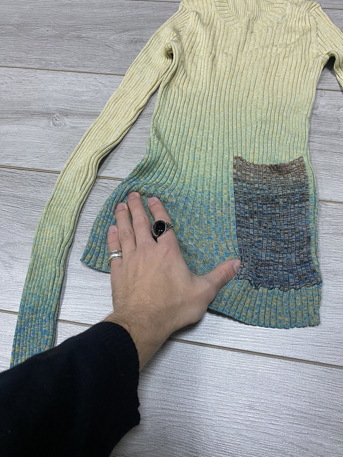 Acne Studios Acne Studios Rasha Mouline pocket gradient sweater Size XS / US 0-2 / IT 36-38 - 5 Thumbnail