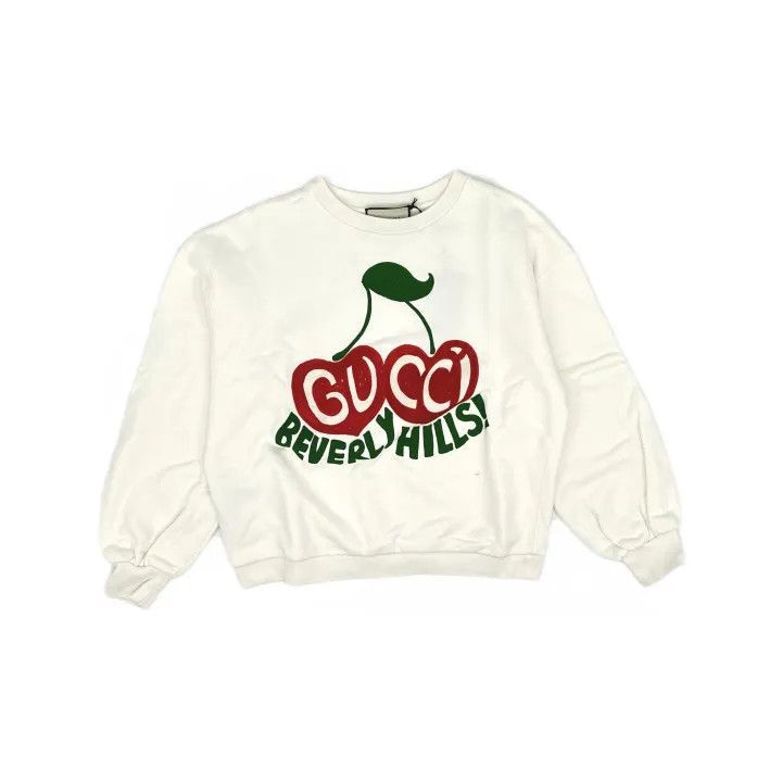 Gucci Gucci Beverly Hills Cherry Print Sweatshirt-2507 Size XS / US 0-2 / IT 36-38 - 8 Thumbnail