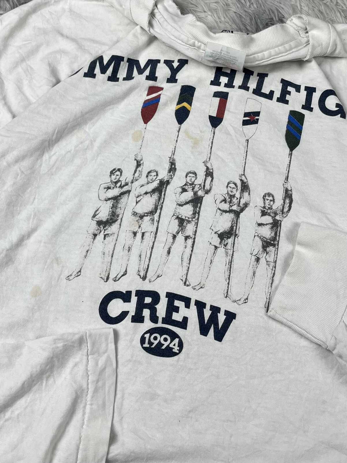 Tommy Hilfiger Vintage Tommy Hilfiger Long sleeve T-shirt Size US L / EU 52-54 / 3 - 6 Thumbnail